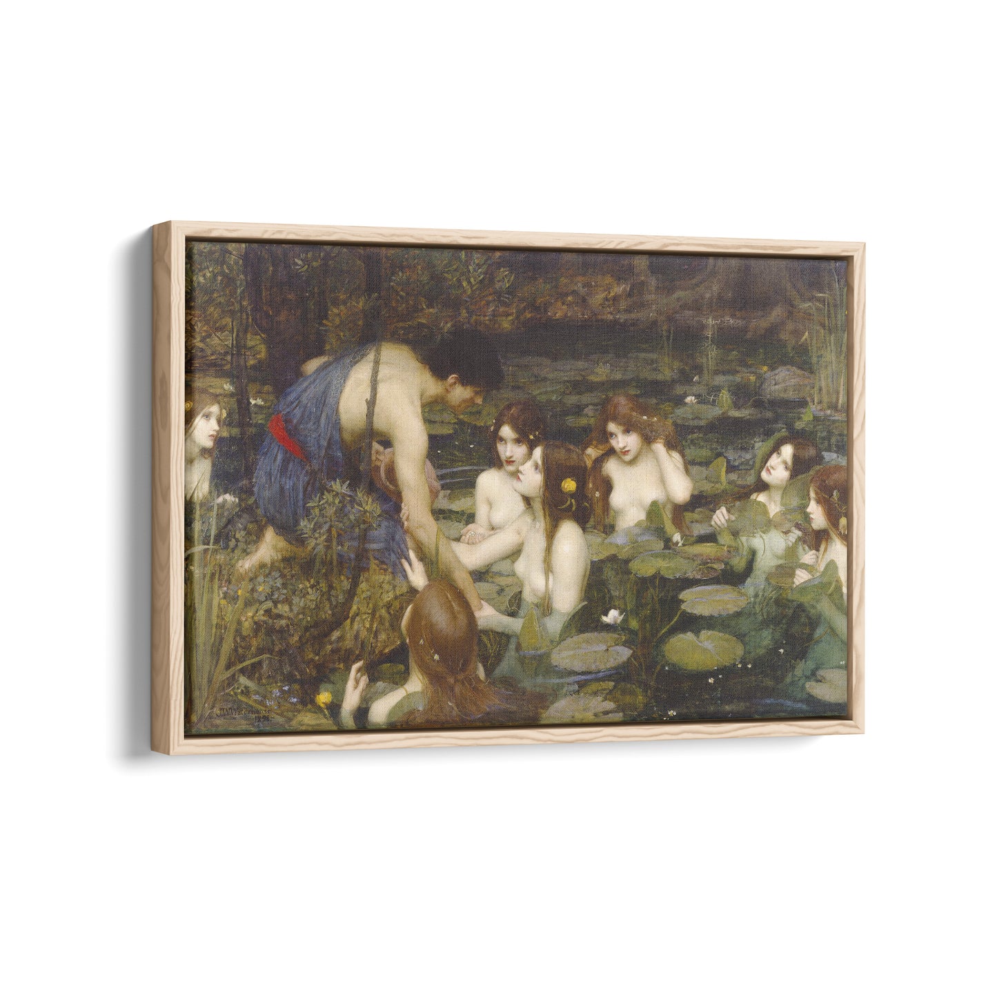 Hylas and the Nymphs | John William Waterhouse | 1896