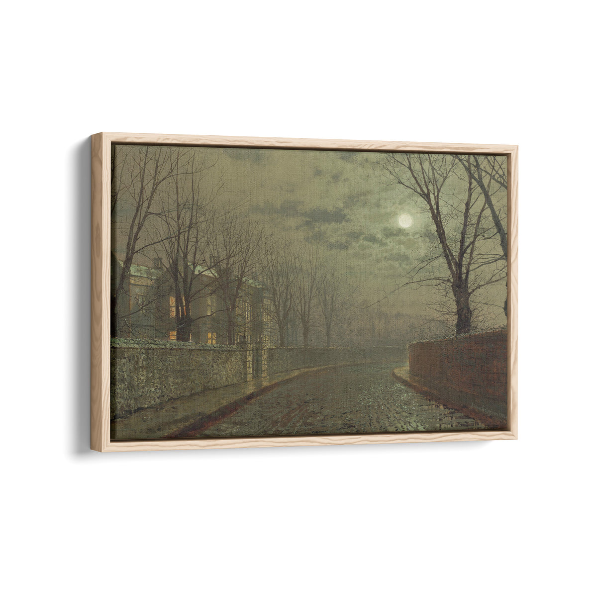 Silvery Moonlight | John Atkinson Grimshaw | 1882