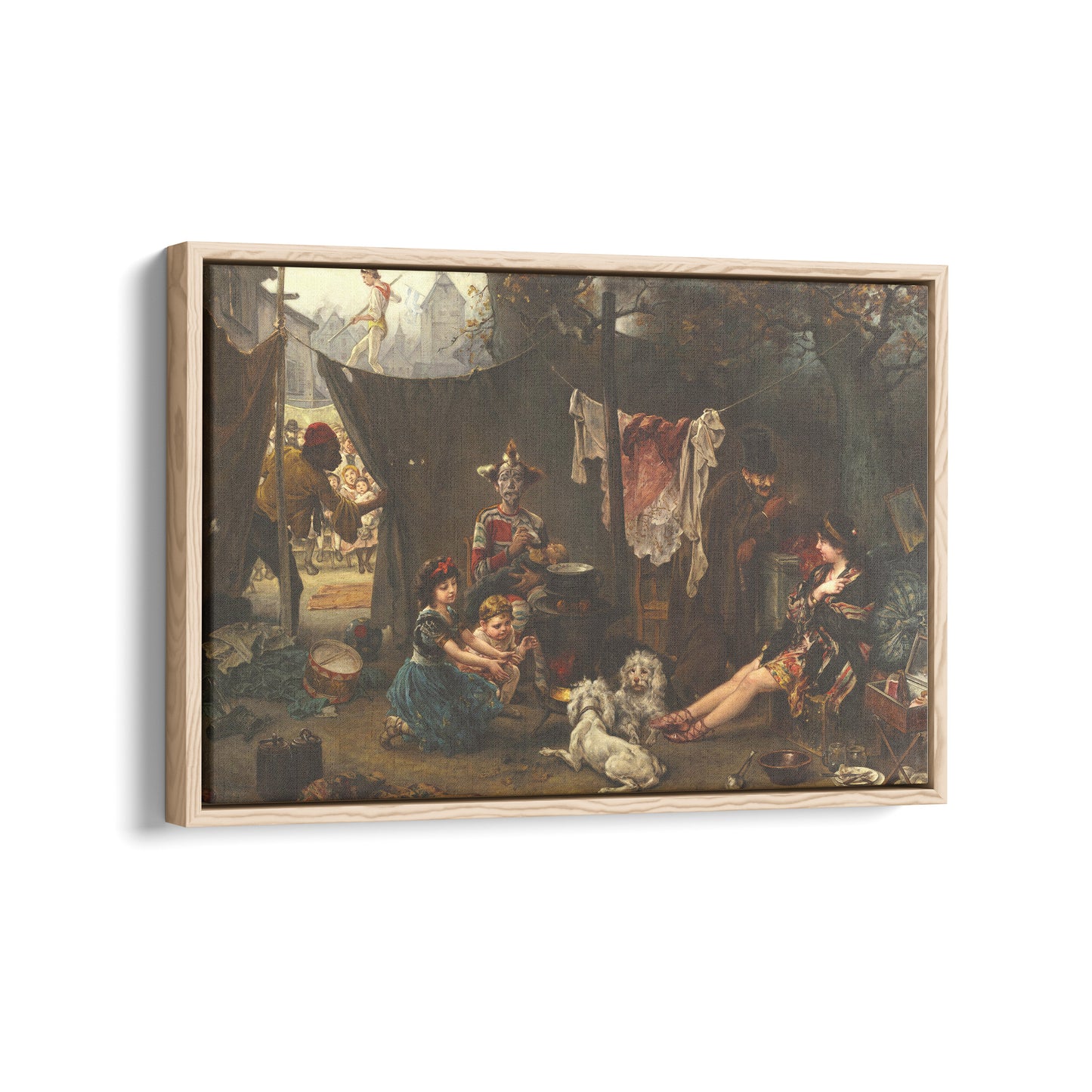 Behind the Scenes | Ludwig Knaus | 1880