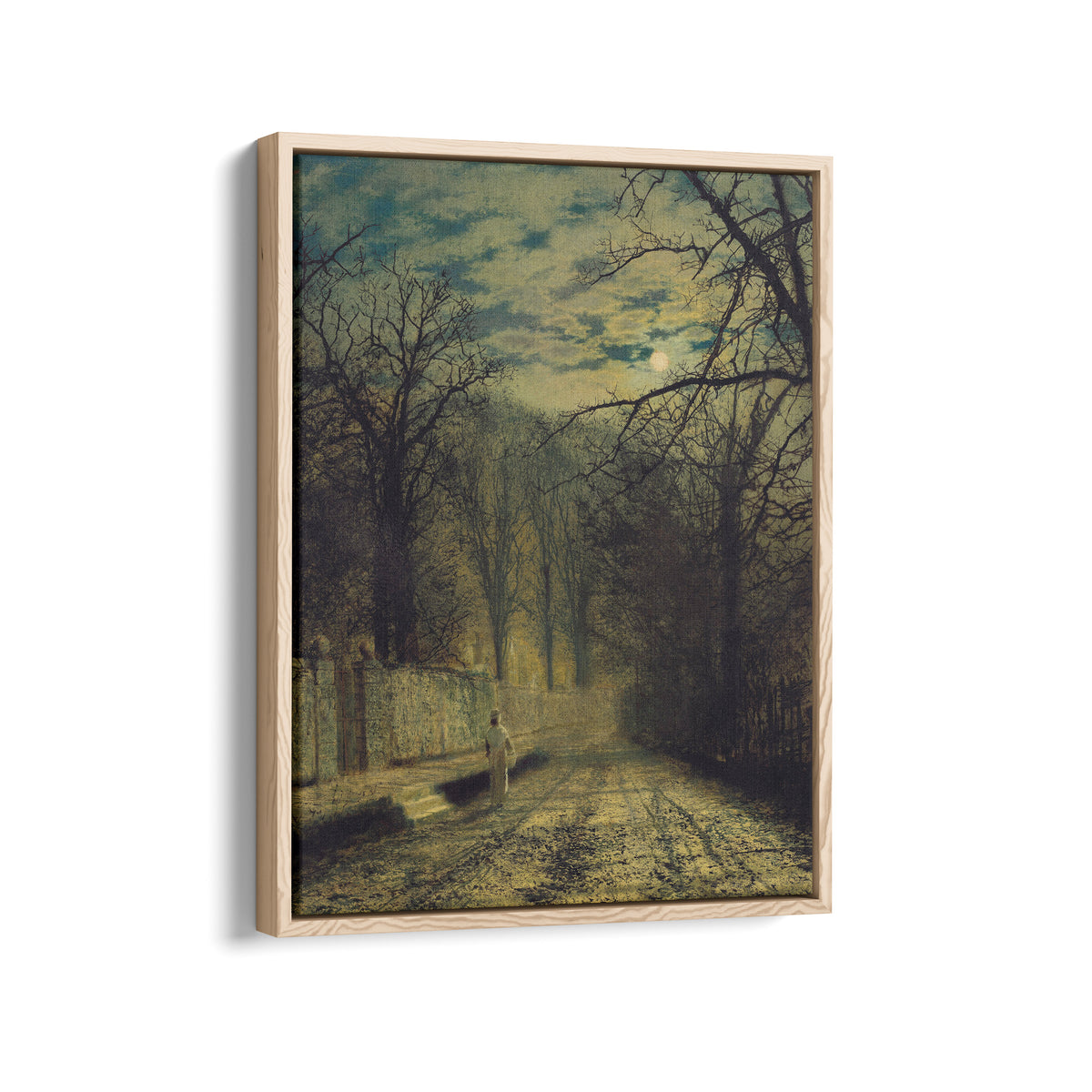 A Moonlit Street | John Atkinson Grimshaw | 1880
