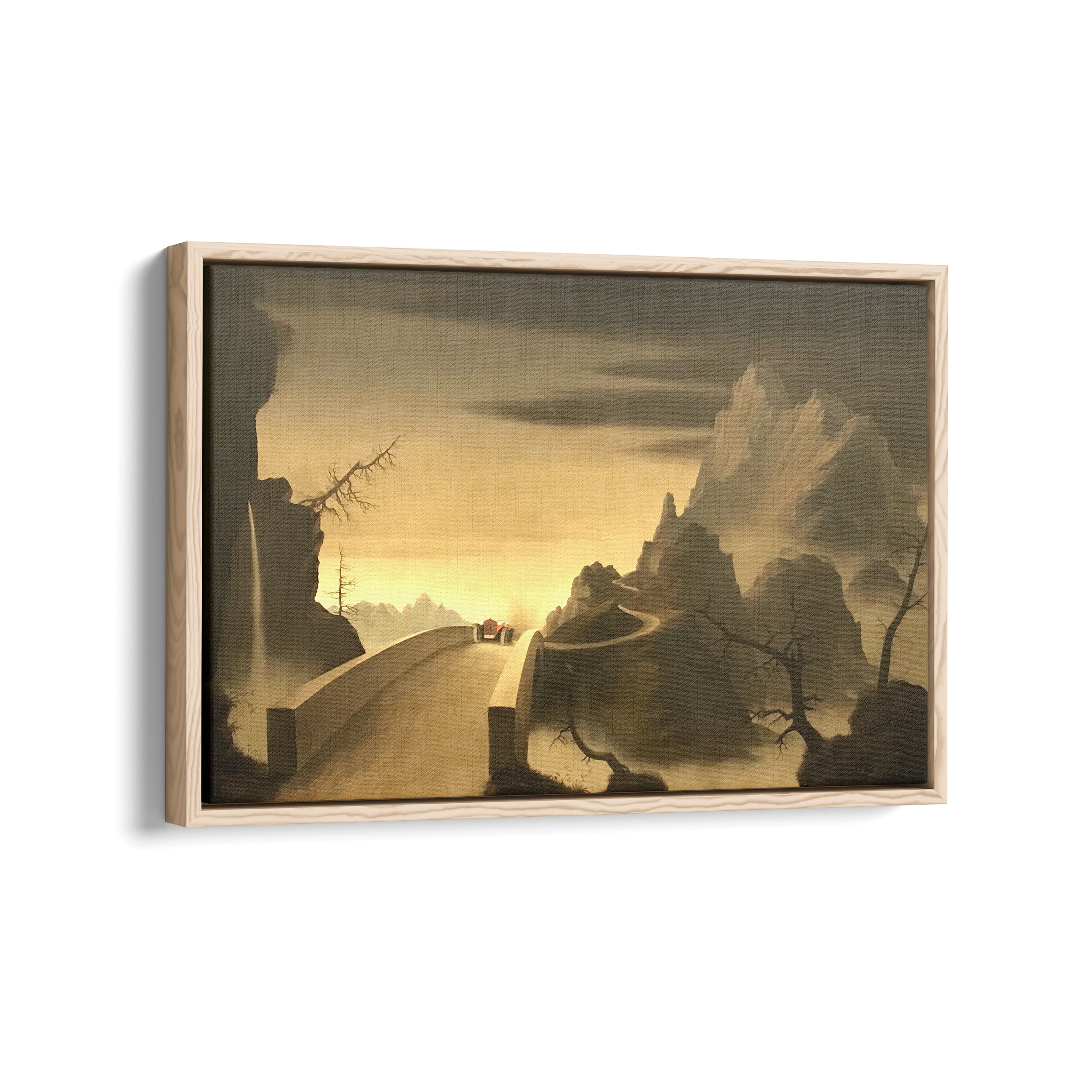 Mountain Landscape with Automobile | Franz Sedlaceck | 1931