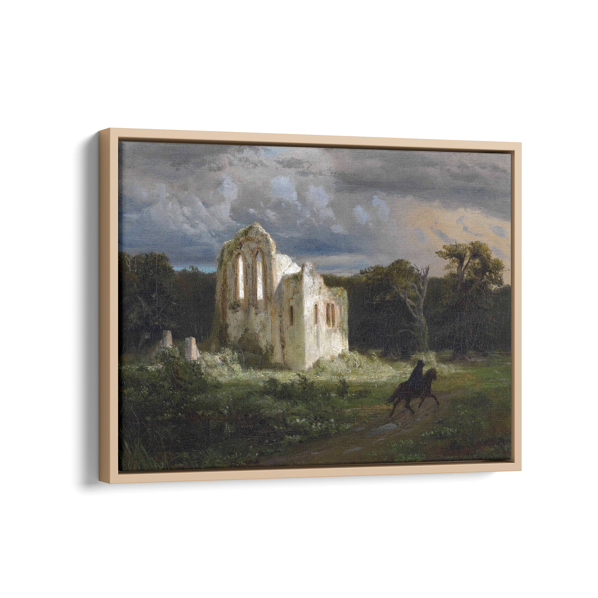 Moonlit Landscape | Arnold Böcklin | 1849