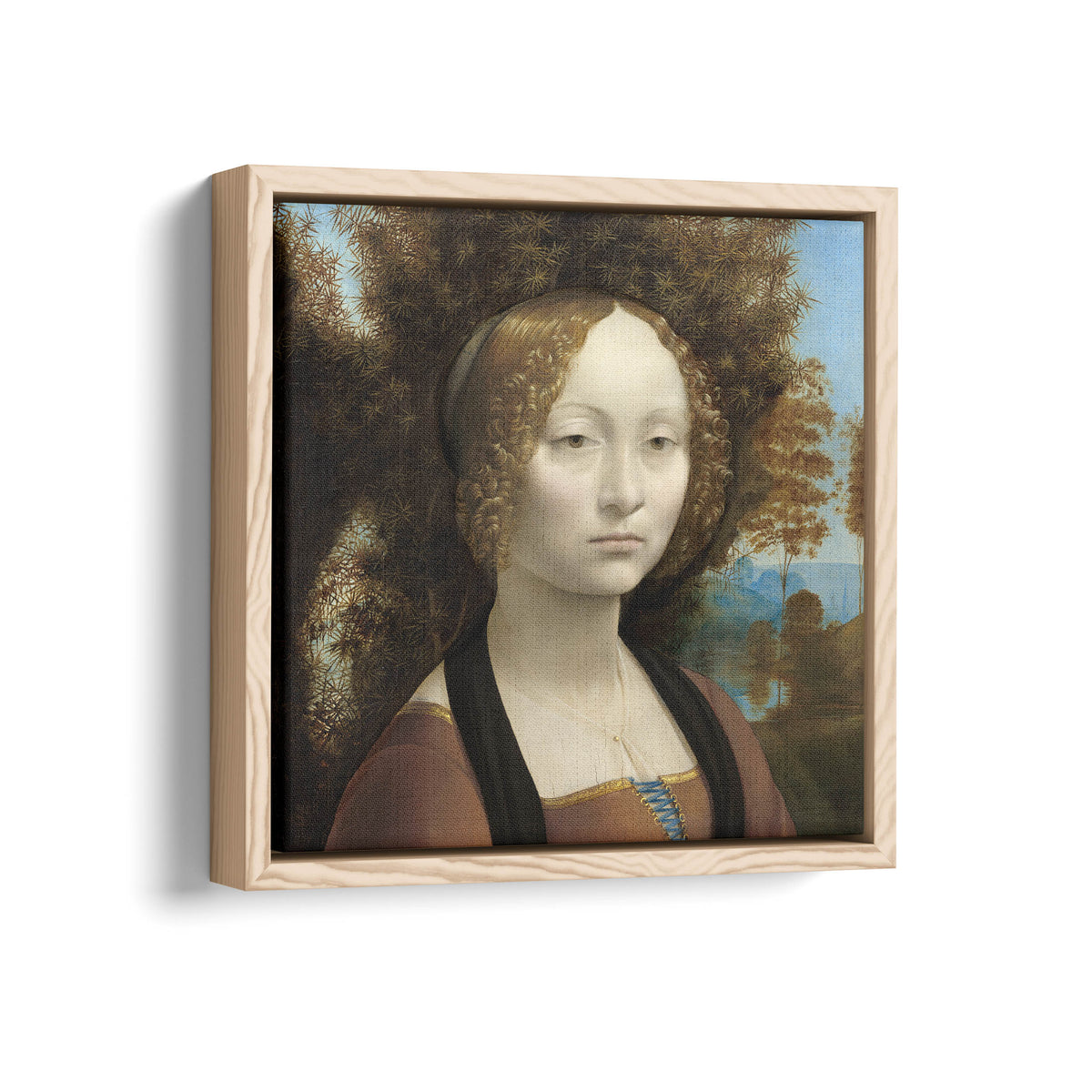 Portrait of Ginevra de' Benci | Leonardo da Vinci | c. 1474-78