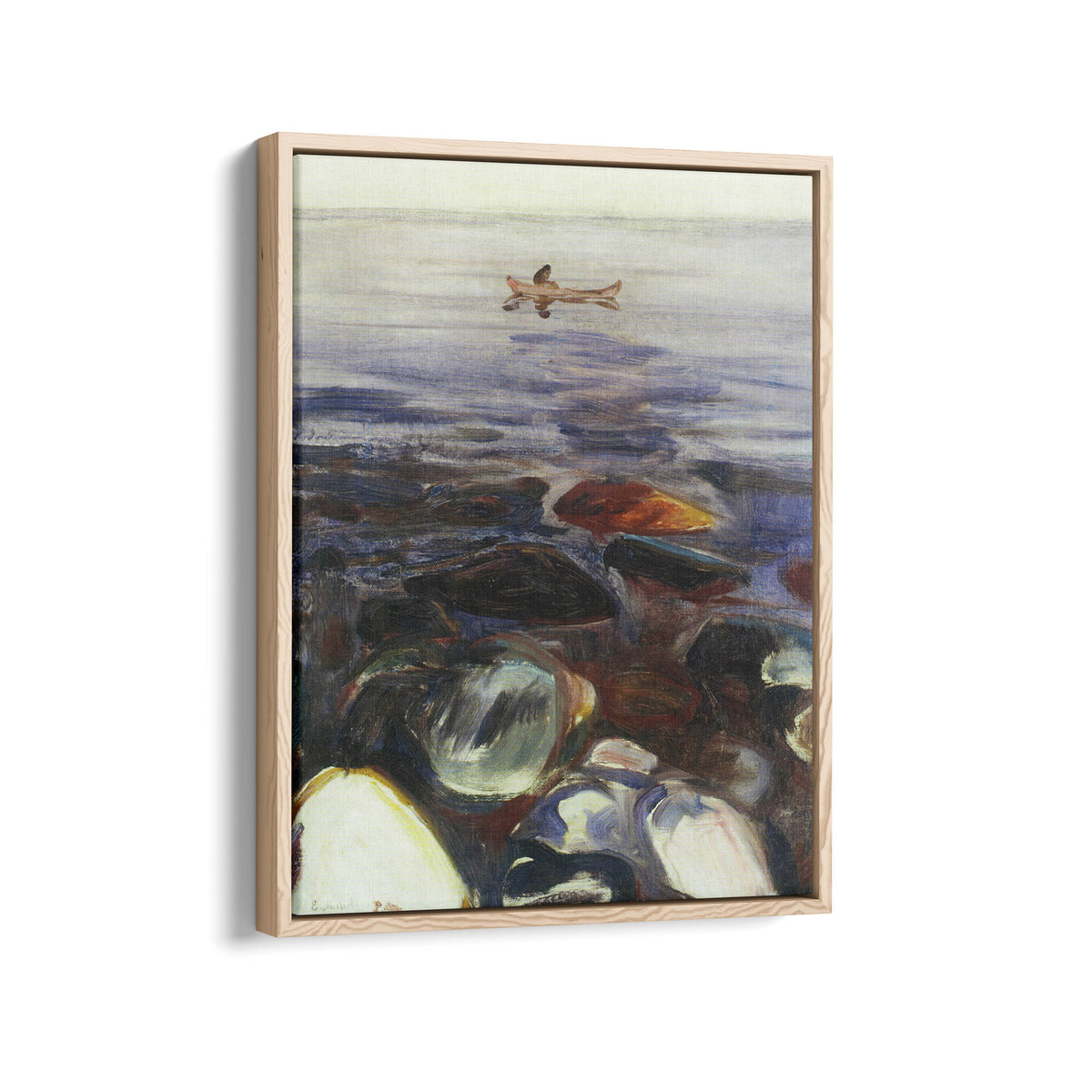 Rowing Boat on the Sea | Edvard Munch | 1900