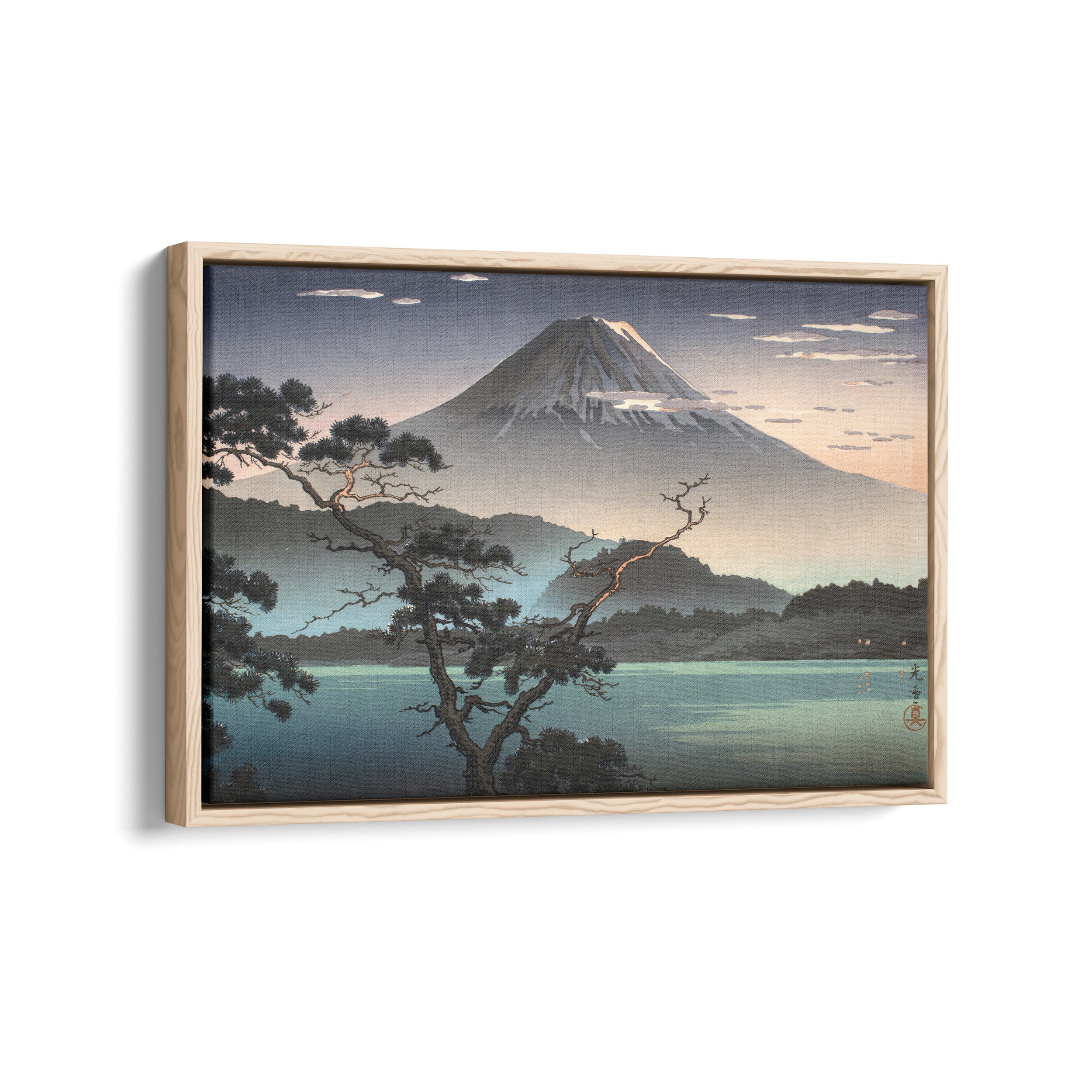 Evening Glow at Lake Sai | Tsuchiya Koitsu | 1870 - 1949 – Inspiraggio