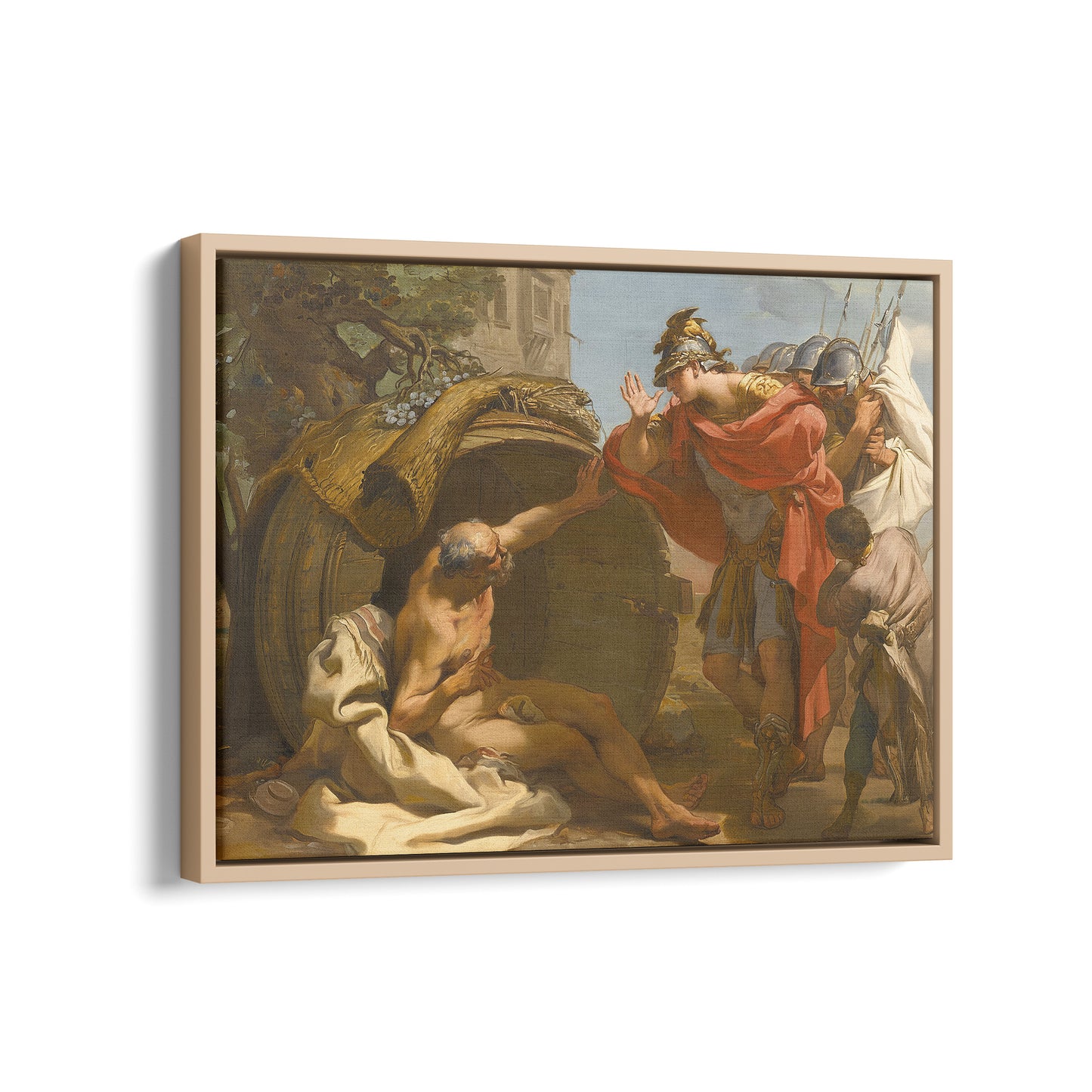 Alexander and Diogenes | Gaetano Gandolfi | 1792
