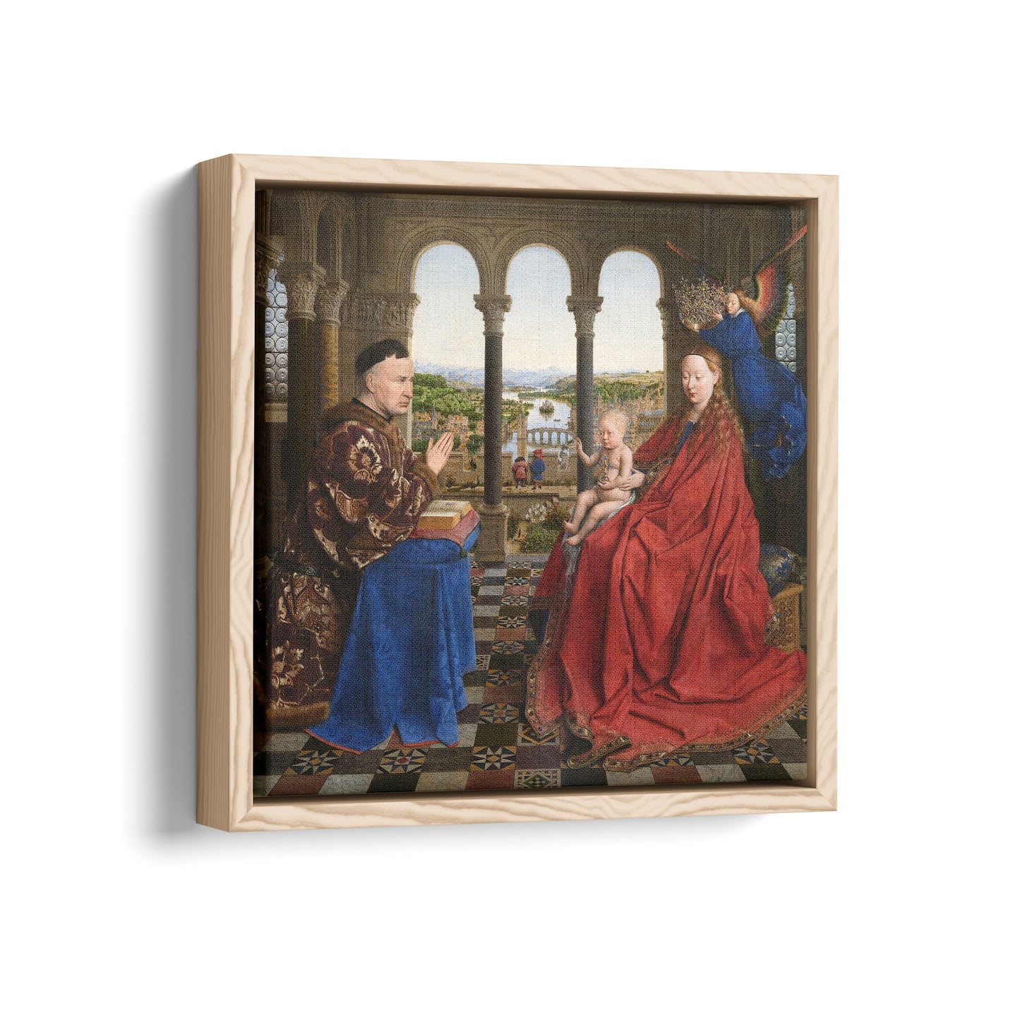 Madonna of Chancellor Rolin | Jan van Eyck | c. 1435
