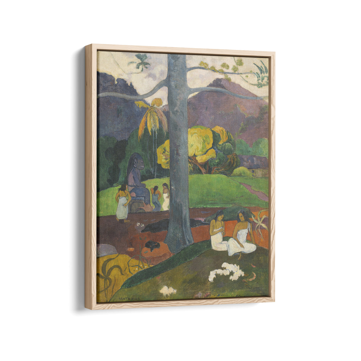 Mata Mua (In olden times) | Paul Gaugin | 1892