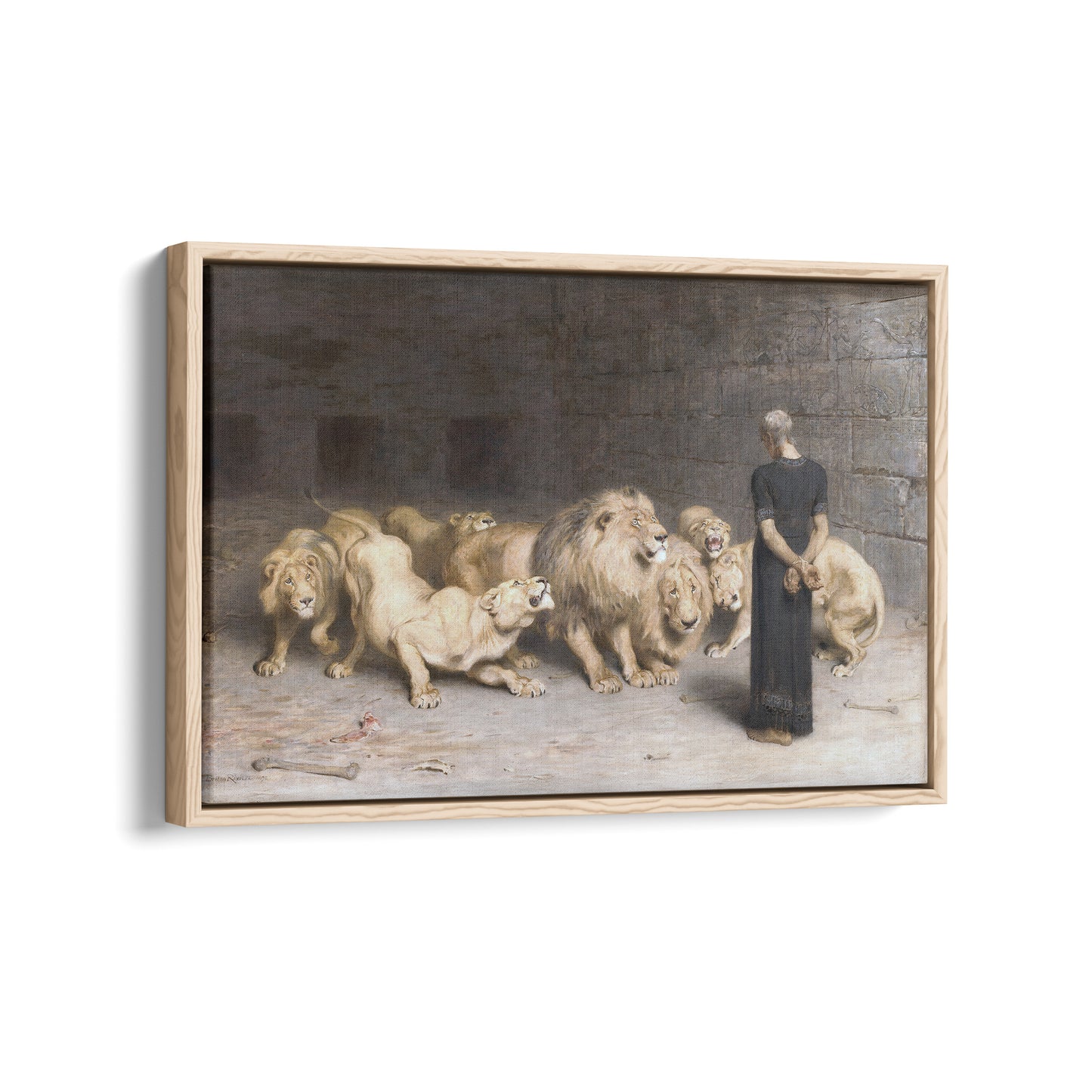Daniel in the Lion's Den | Briton Rivière | 1872