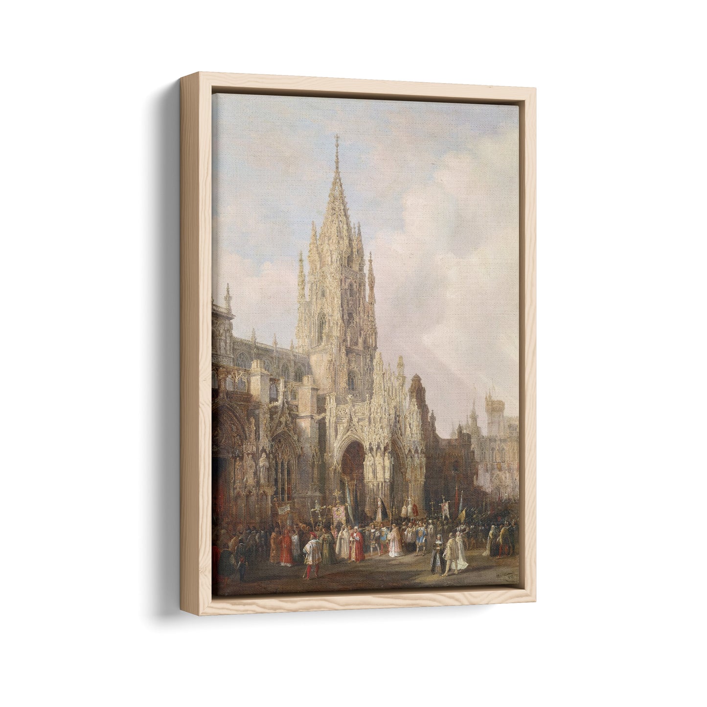 A Procession in the Cathedral of Oviedo | Genaro Pérez Villaamil | 1837