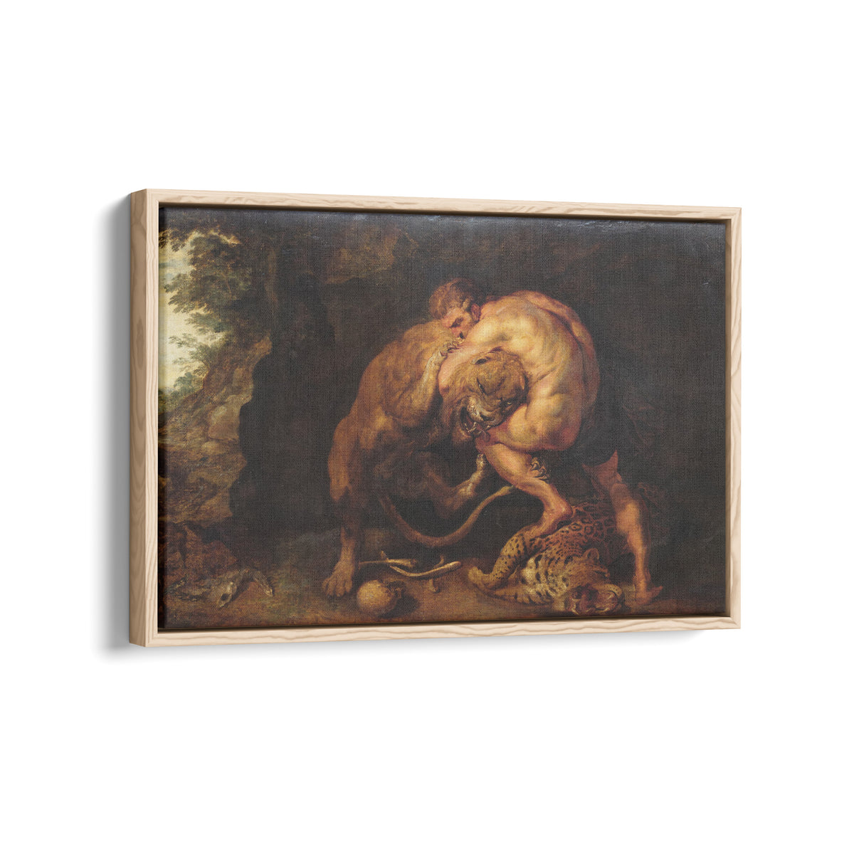 Hercules and the Lion of Nemea | Peter Paul Rubens | c. 1615-18