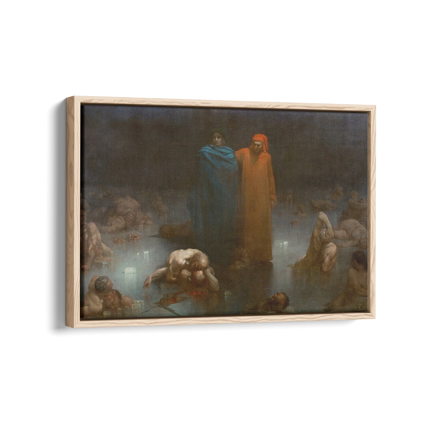 Dante and Virgil in the Ninth Circle of Hell | Gustave Doré | 1861