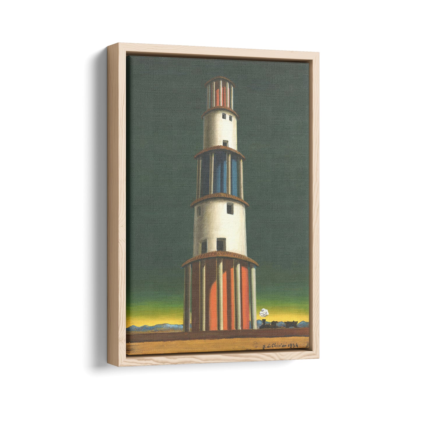 La Torre e Il Treno | Giorgio de Chirico | 1934
