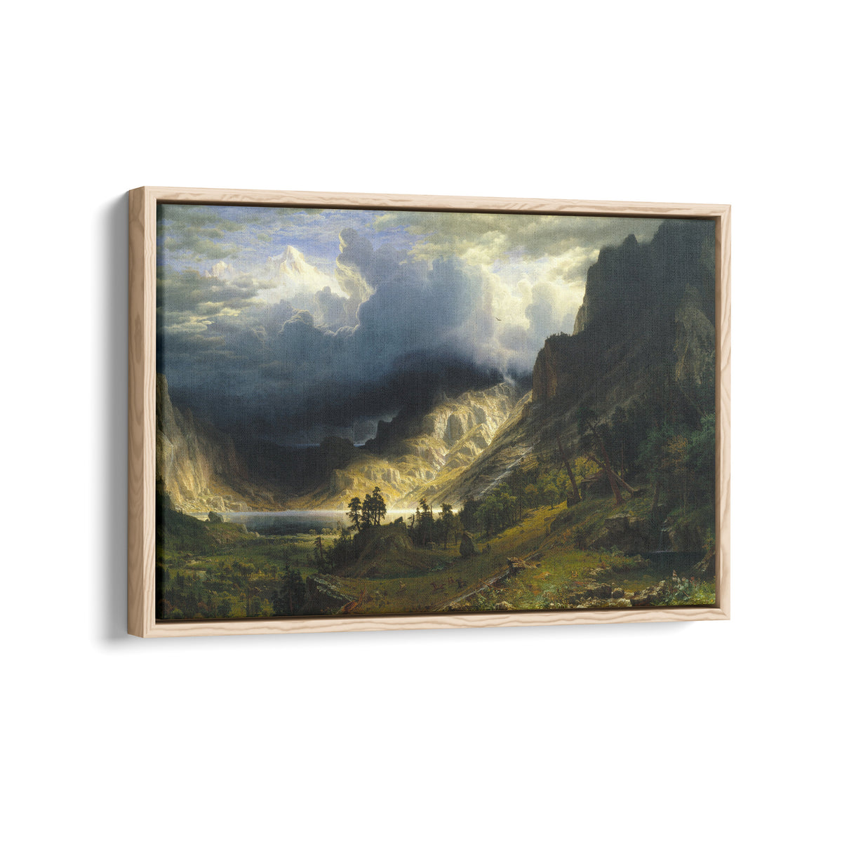 A Storm in the Rocky Mountains, Mt. Rosalie | Albert Bierstadt | 1866