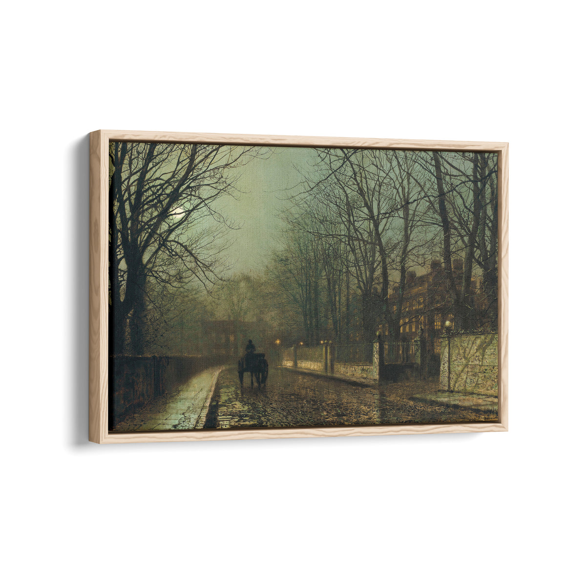 A Wet Moon, Putney Road | John Atkinson Grimshaw | 1886