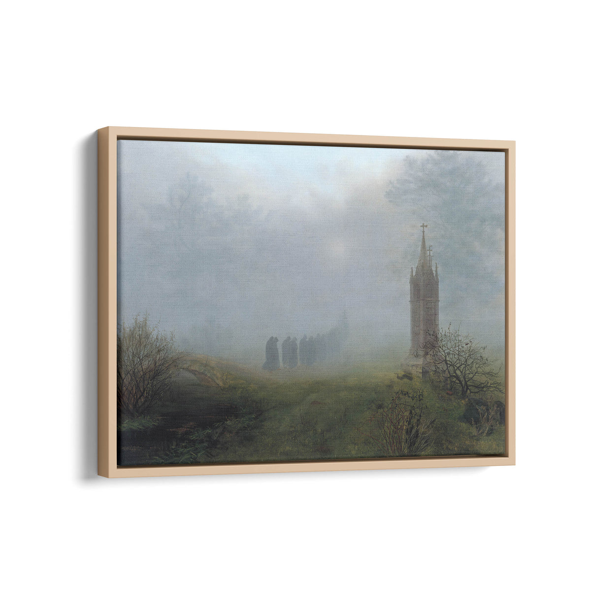 Procession in the Fog | Ernst Ferdinand Oehme | 1828