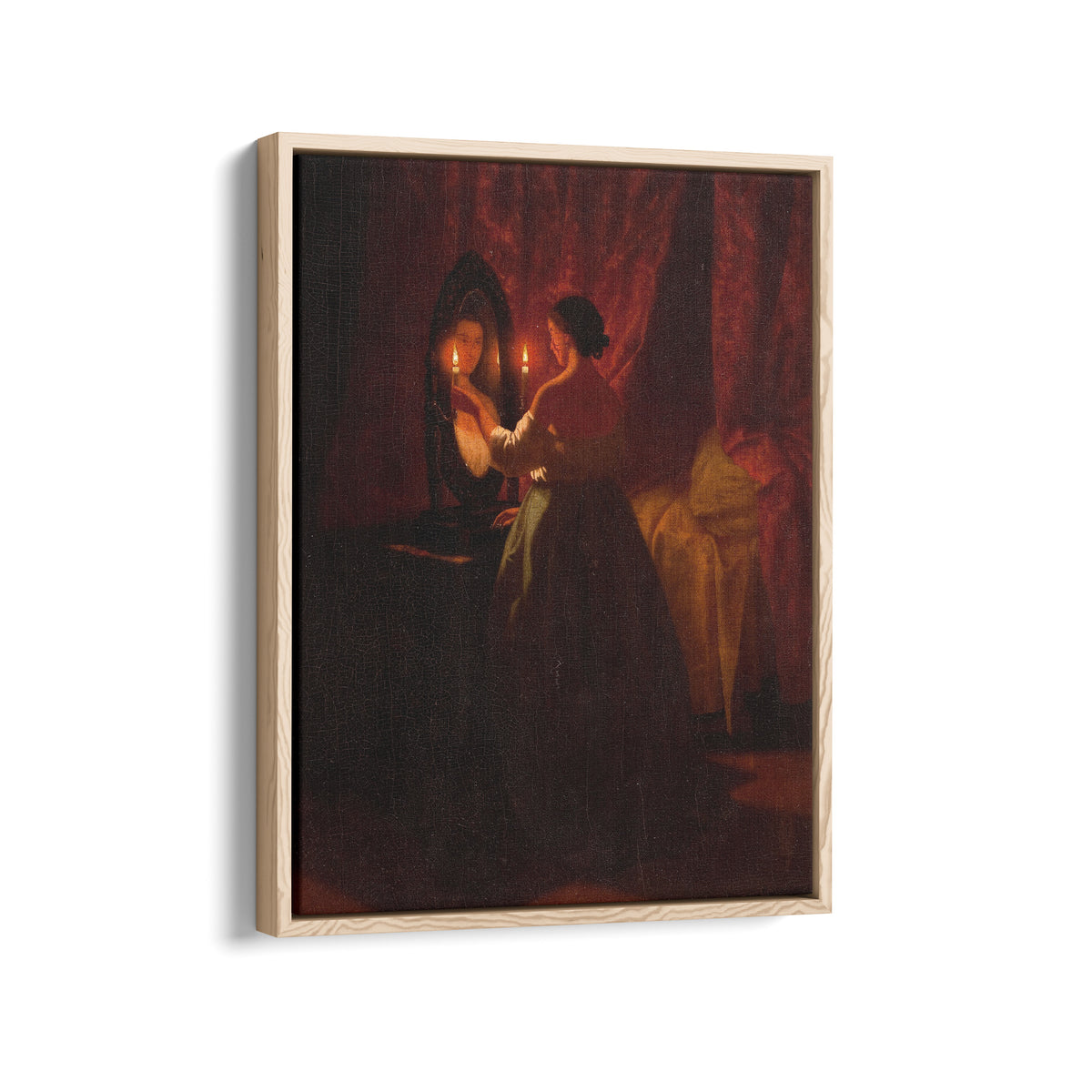 Woman at a Mirror | Johann Mongels Culverhouse | 19th Century