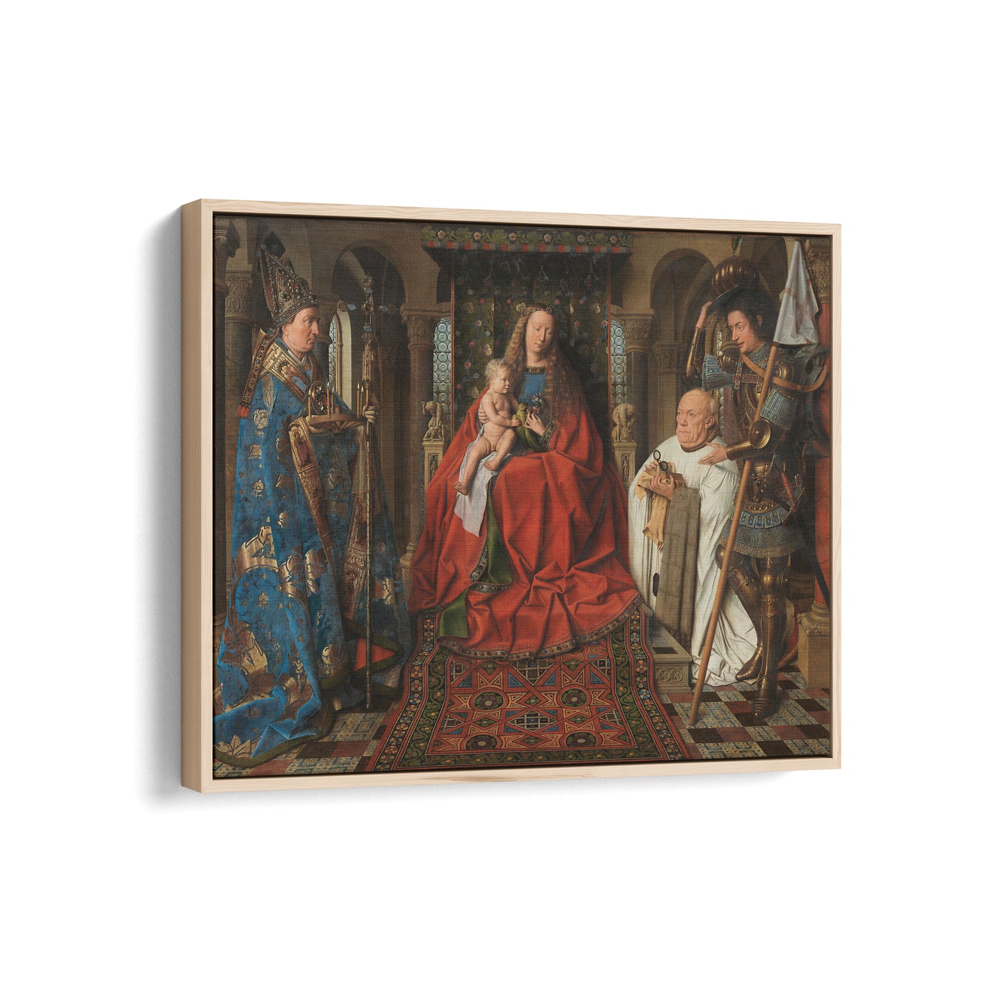Virgin and Child with Canon van der Paele | Jan van Eyck | c. 1434-36