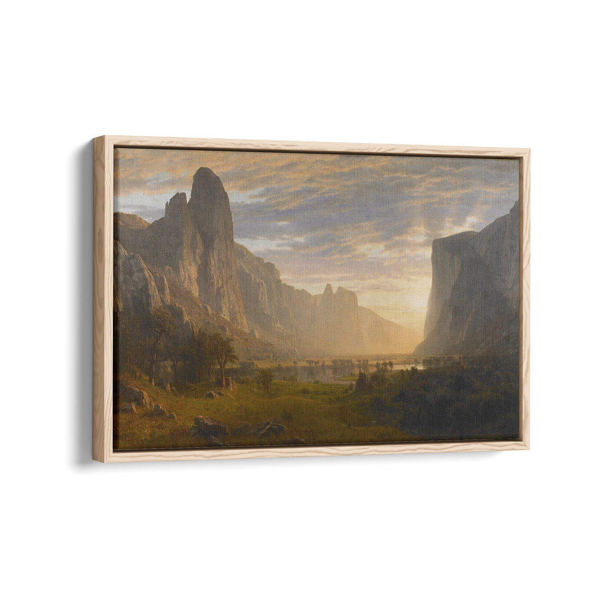 Looking Down Yosemite Valley, California | Albert Bierstadt | 1865