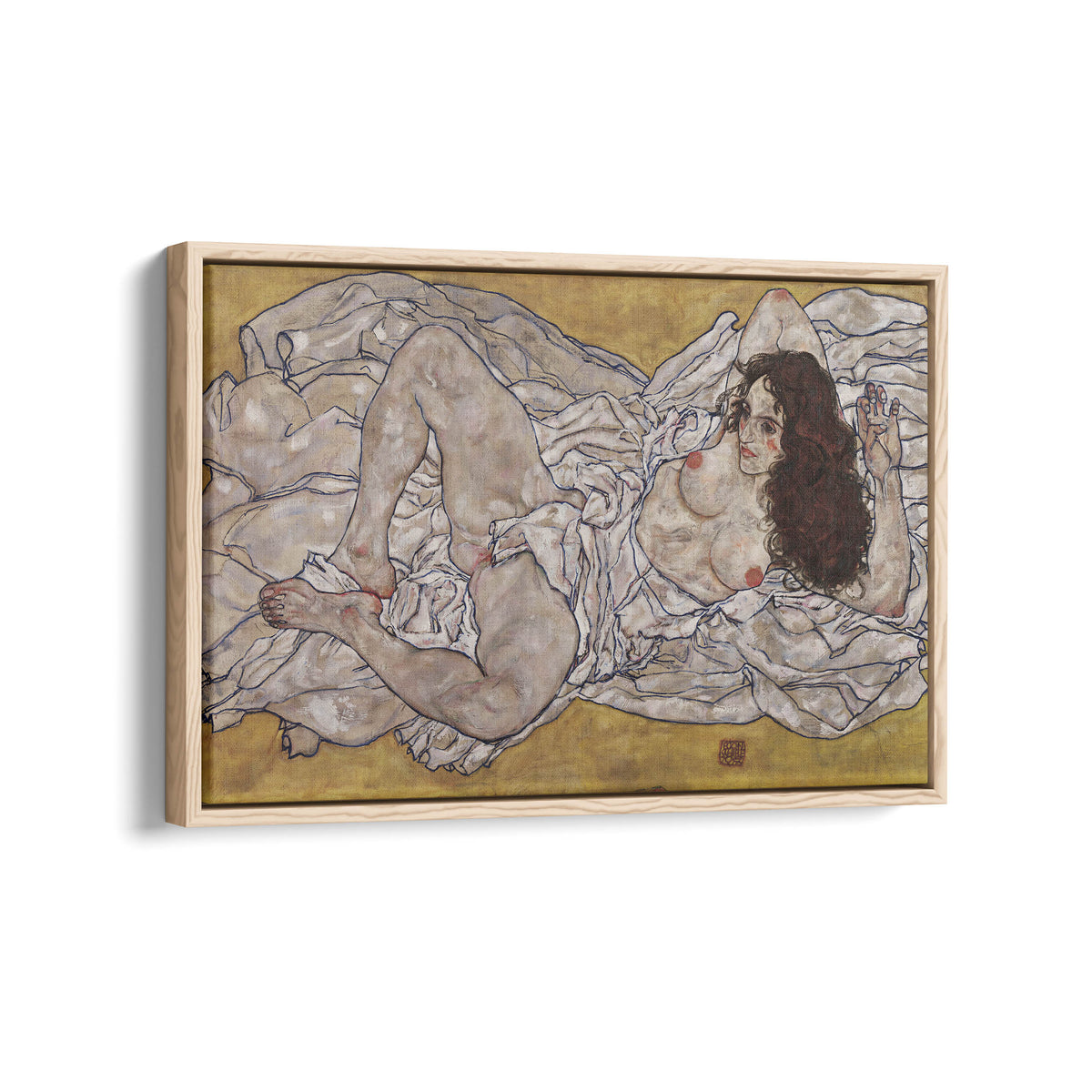 Reclining Woman | Egon Schiele | 1917