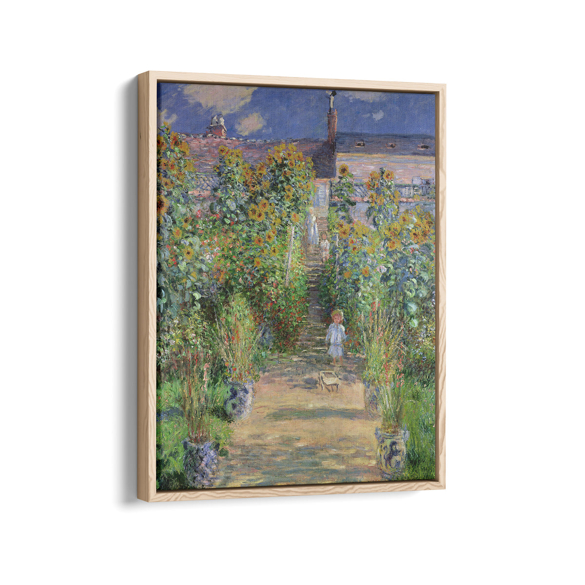 Monet's Garden at Vétheuil | Claude Monet | 1880