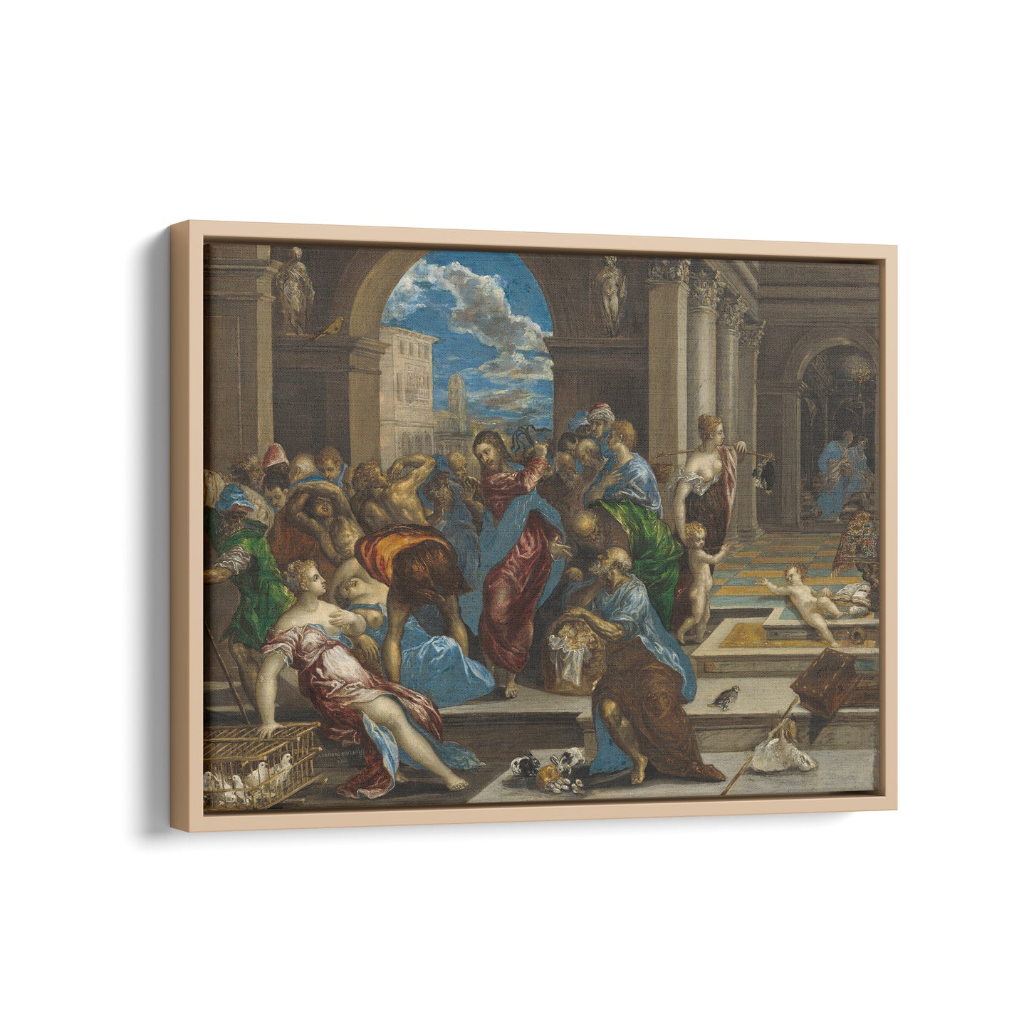 Christ Driving the Money Changers from the Temple (First Version) | El Greco | 1568