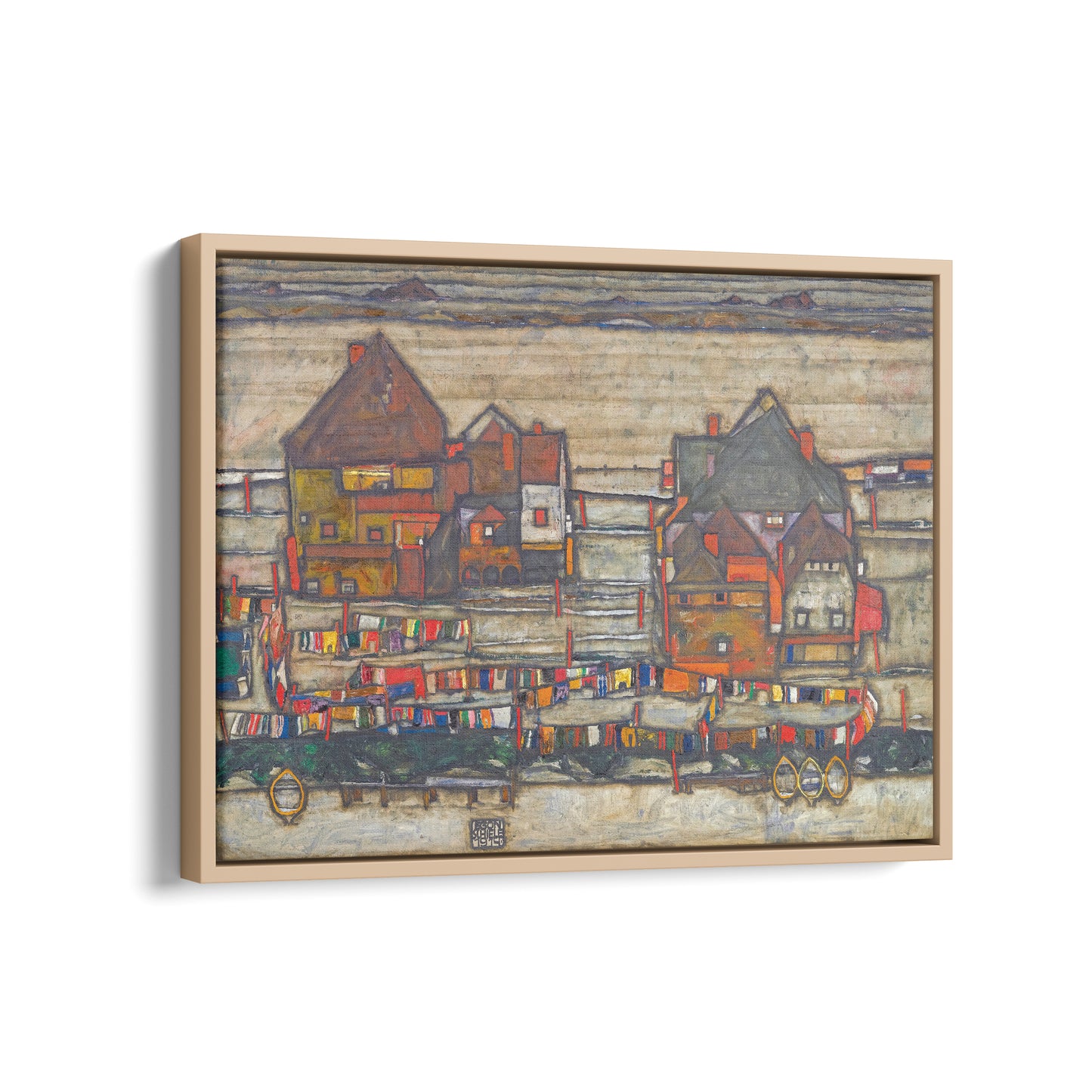 House With Lundry (Suburb II) | Egon Schiele | 1914