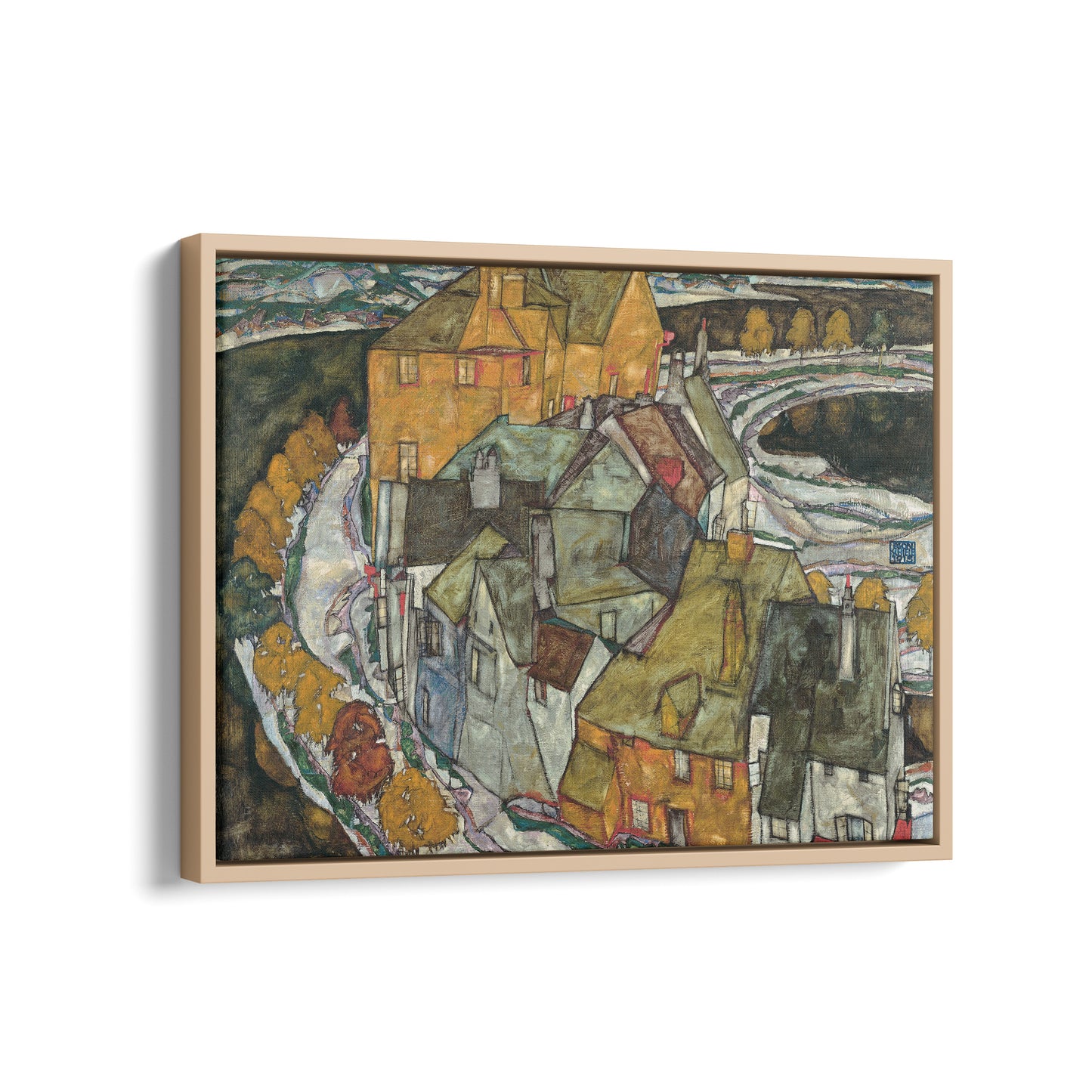 Crescent of Houses II | Egon Schiele | 1914