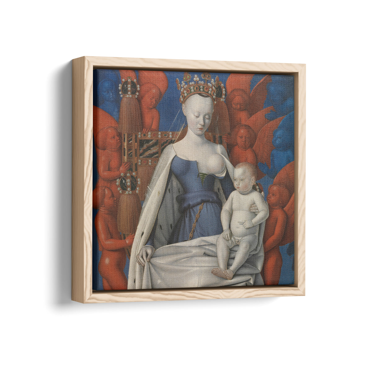 Madonna Surrounded by Seraphim and Cherubim | Jean Fouquet | c. 1455