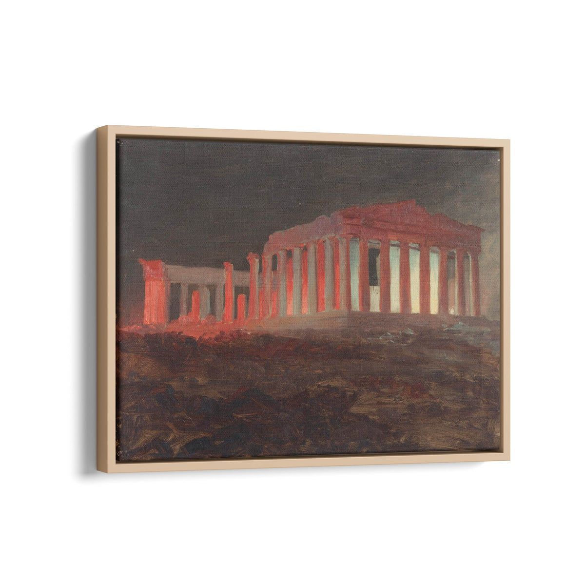 Parthenon (Illuminated Night View) | Frederic Edwin Church | 1869