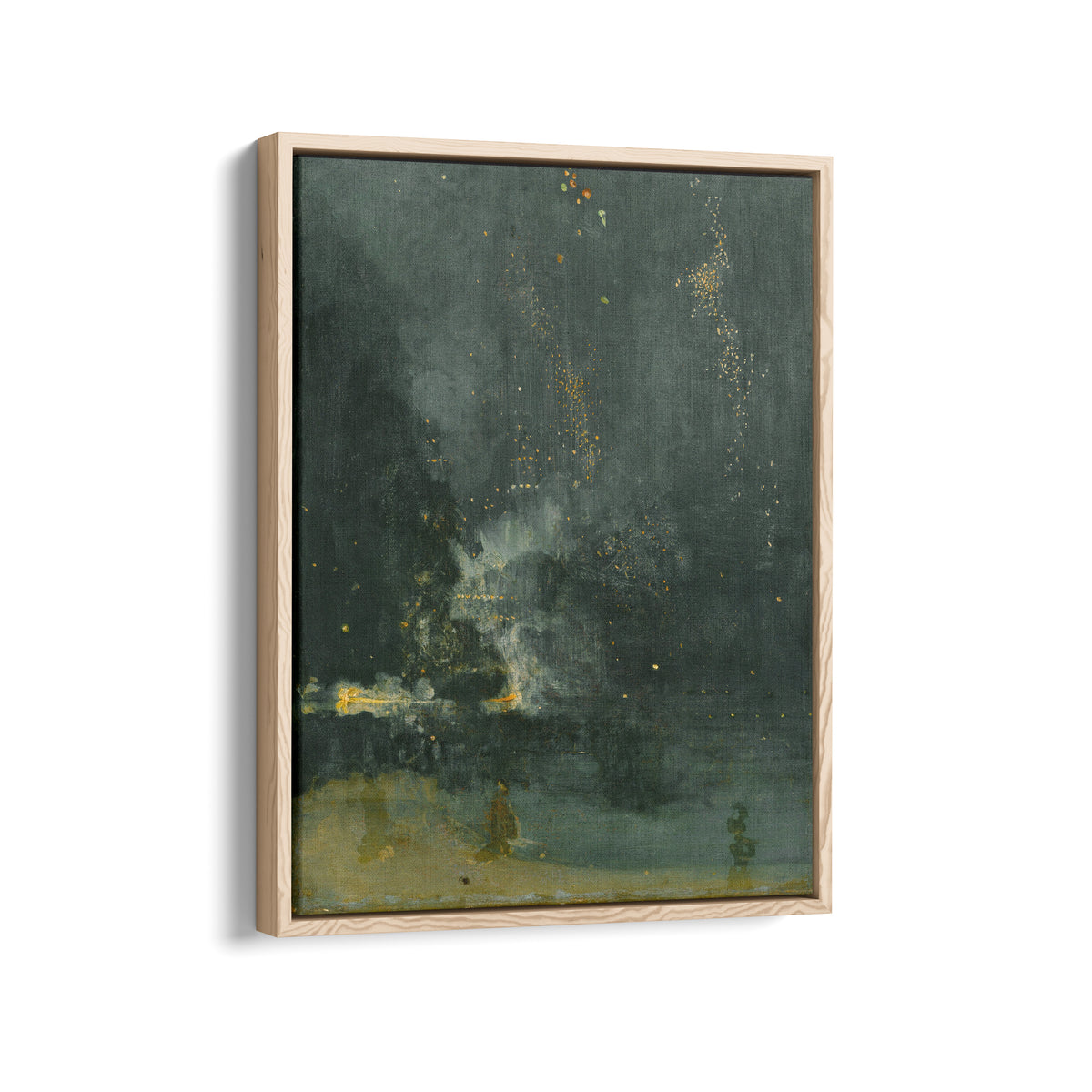 Nocturne in Black and Gold - The Falling Rocket | James Abbott McNeill Whistler | 1875