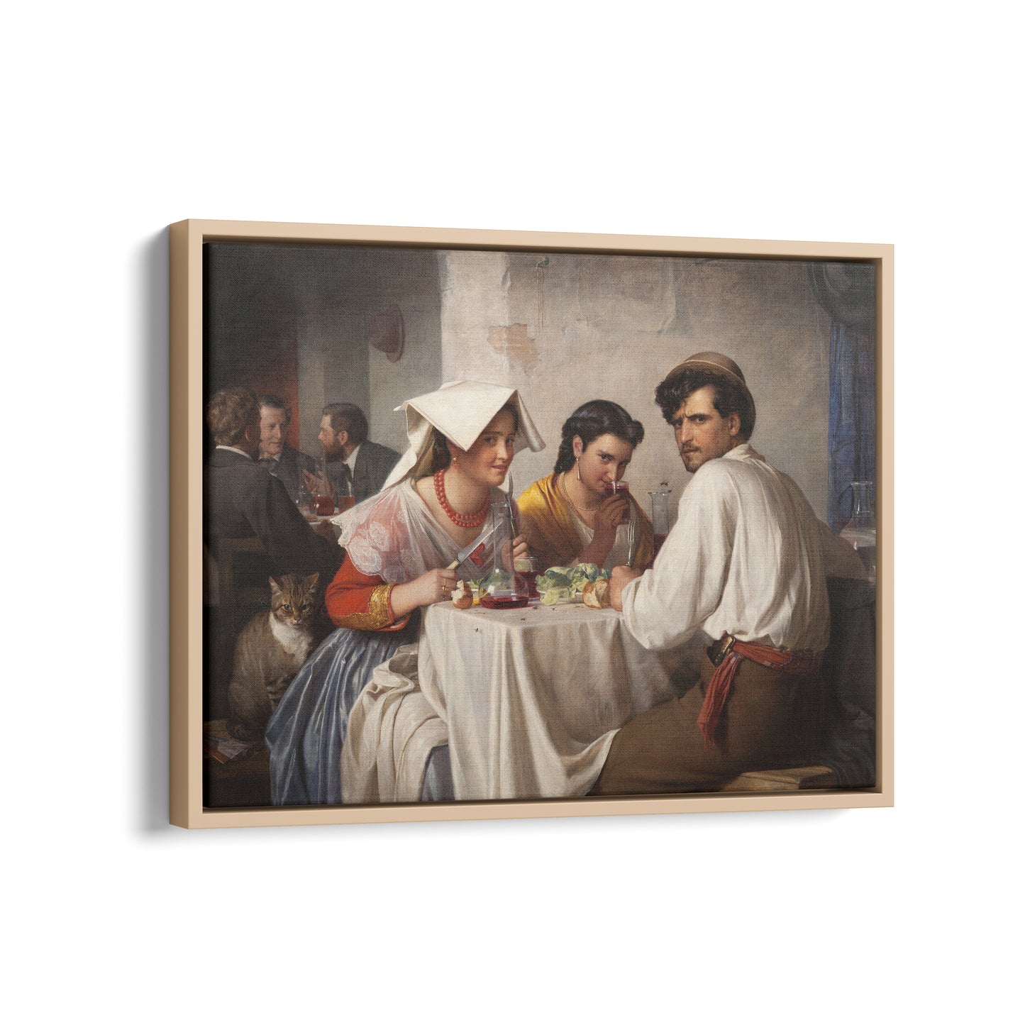 In a Roman Osteria | Carl Bloch | 1866
