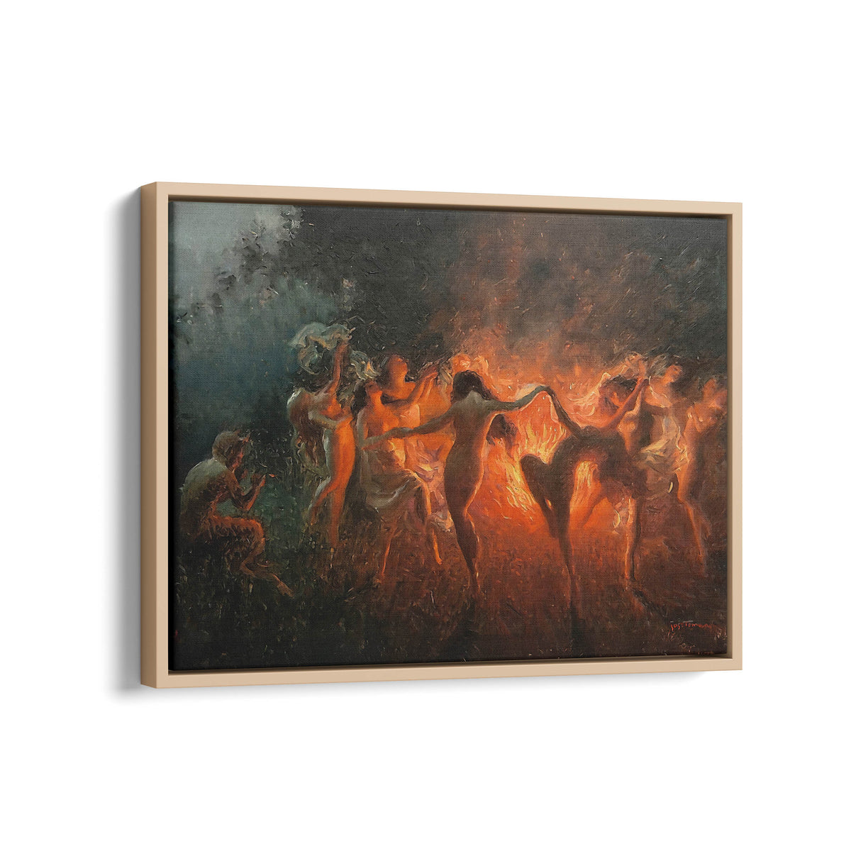 Nymphs Dancing to Pan’s Flute | Joseph Tomanek | 1920