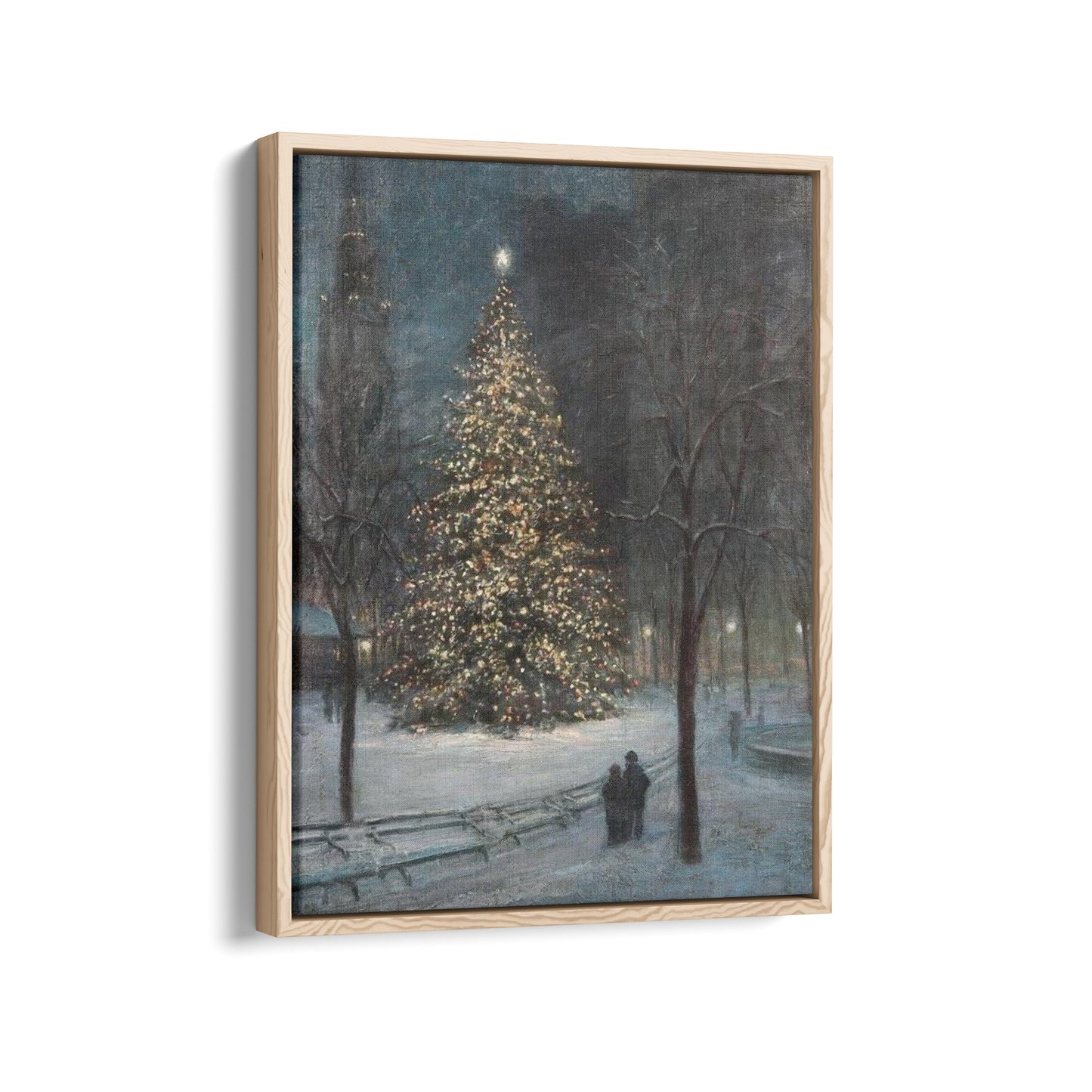 Christmas in Madison Square Park | Paul Cornoyer | 20th Century