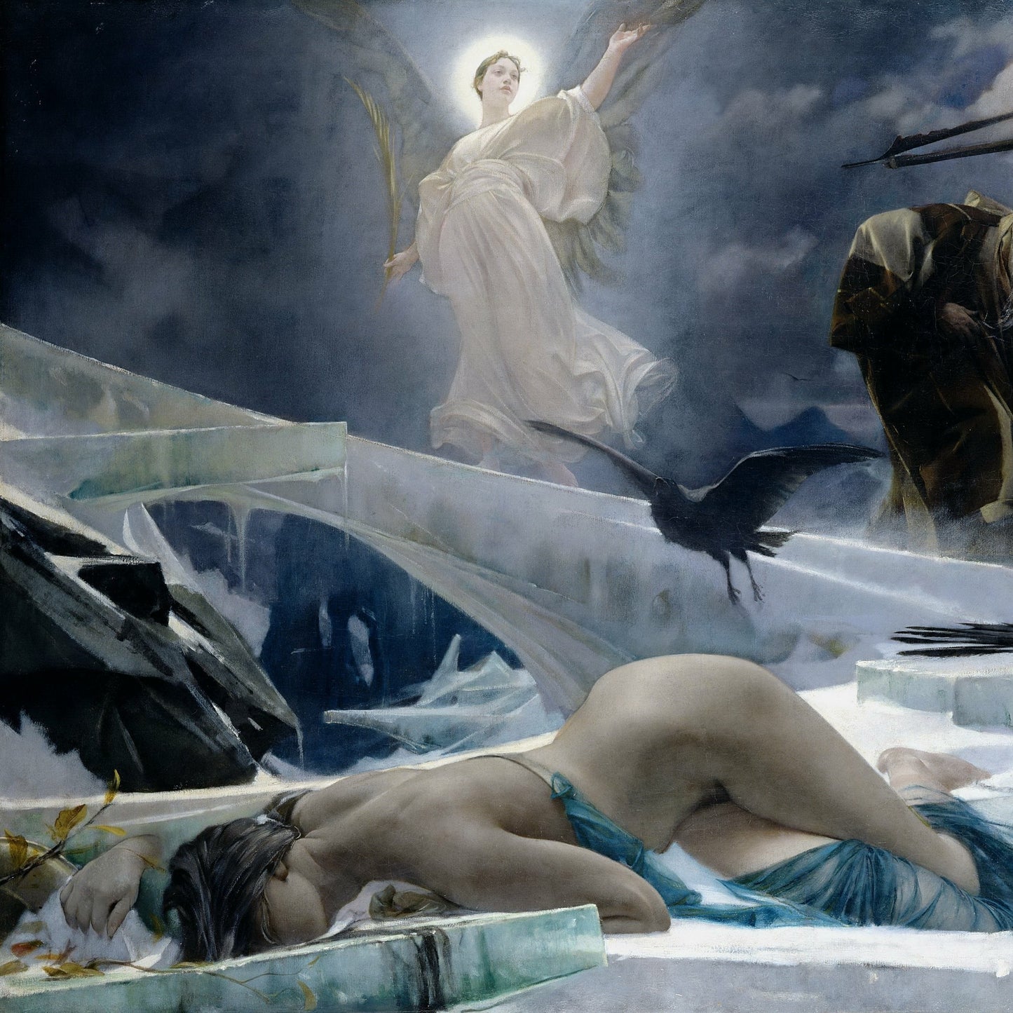 Ahasuerus at the End of the World | Adolf Hirémy-Hirschl | 1888
