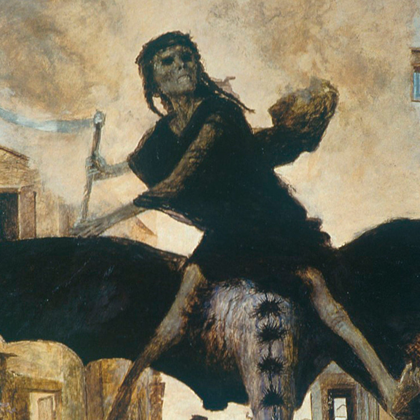 Plague | Arnold Böcklin | 1898