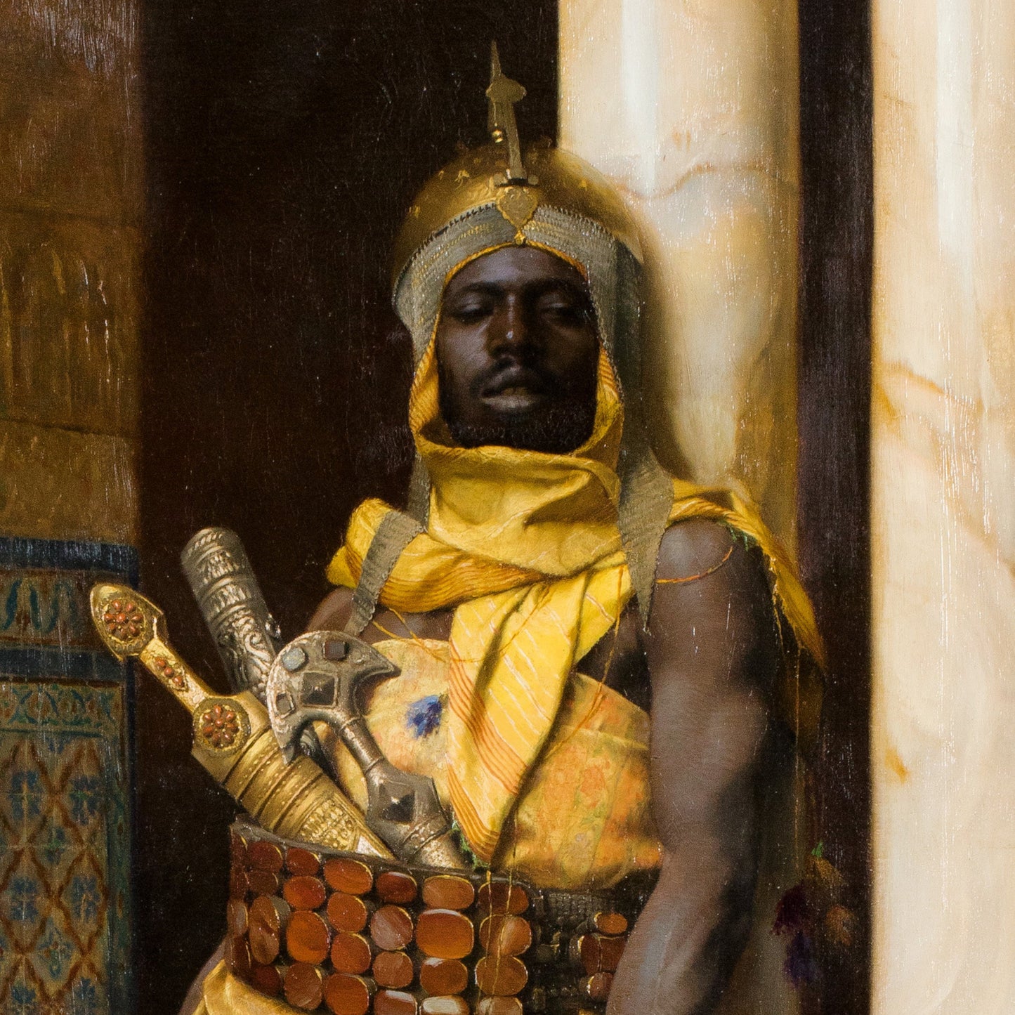 Guarding the Palace | Ludwig Deutsch | 1888