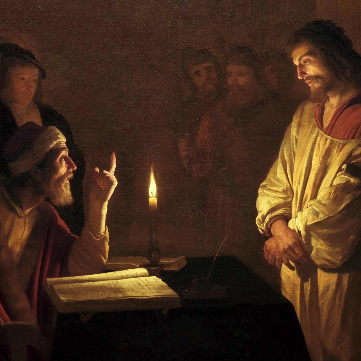 Christ before the High Priest | Gerard van Honthorst | c. 1617