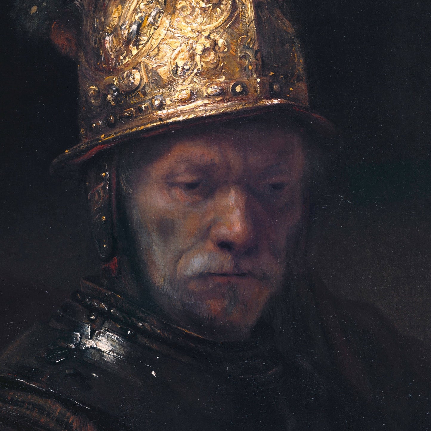 The Man with the Golden Helmet | Attributed to Rembrandt | c. 1650
