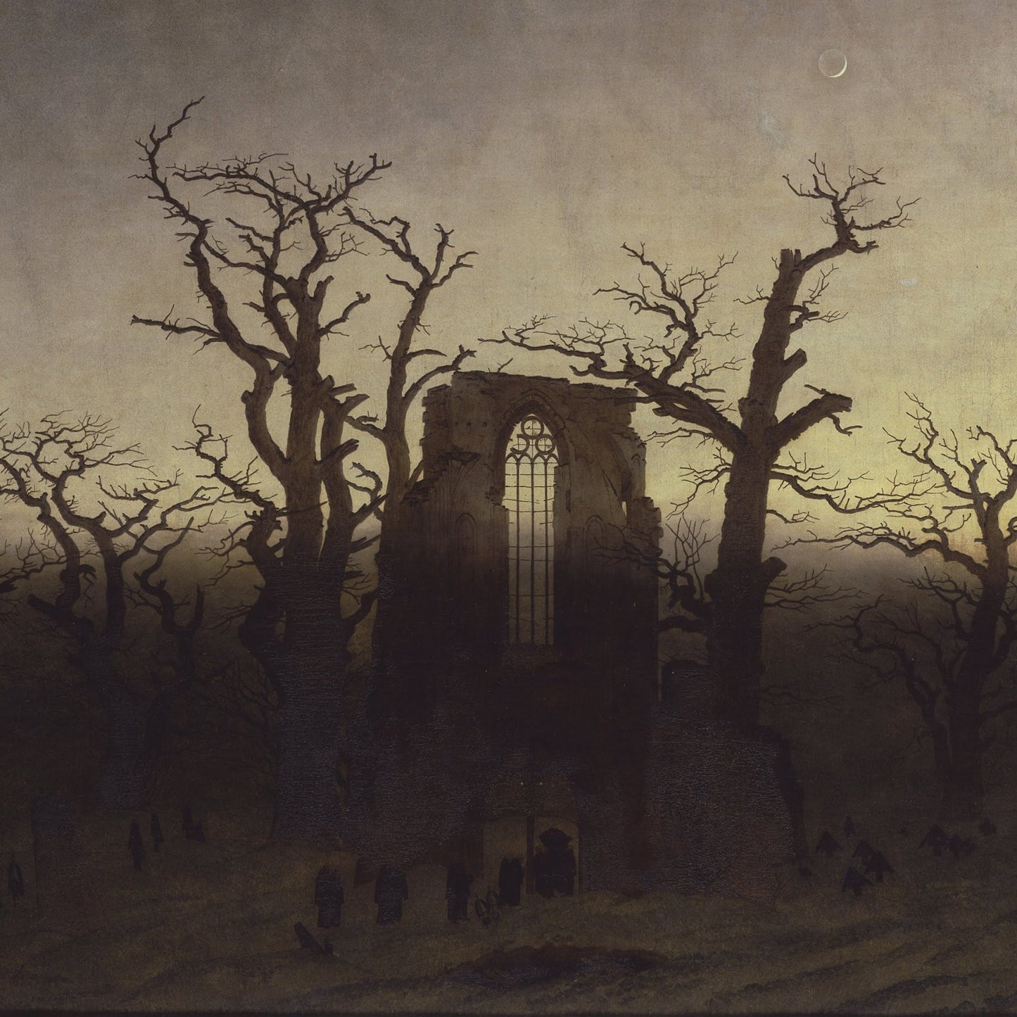 Abbey in the Oakwood | Caspar David Friedrich | 1809-10