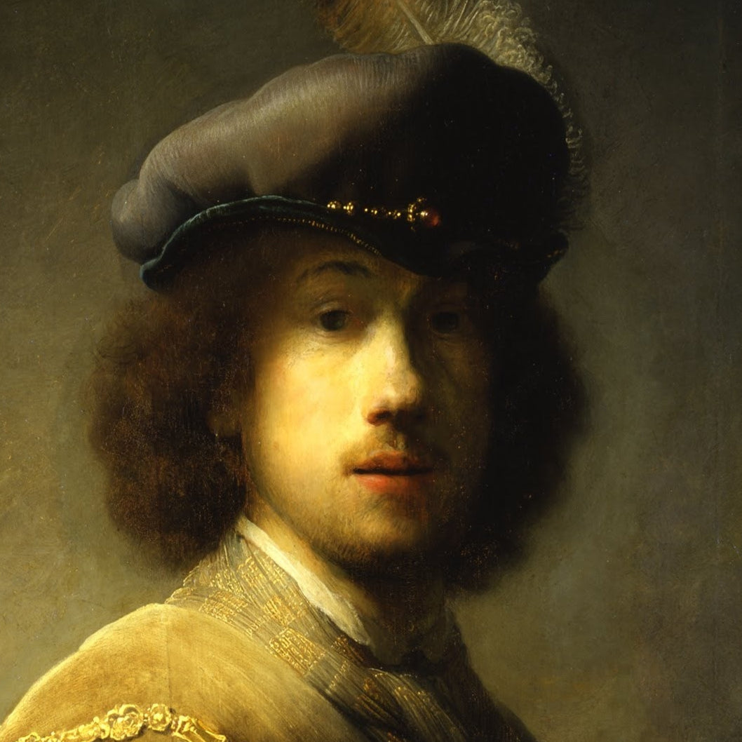 Self-Portrait with Plumed Beret | Rembrandt | 1629
