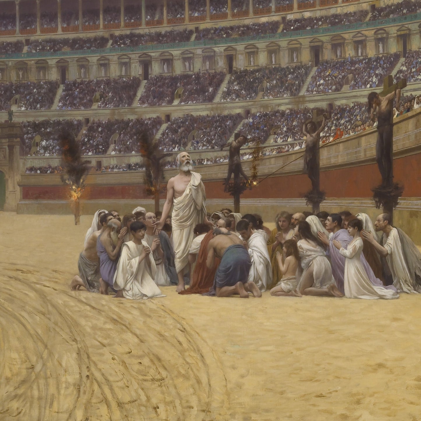 The Christian Martyrs' Last Prayer | Jean-Léon Gérôme | 1863-83