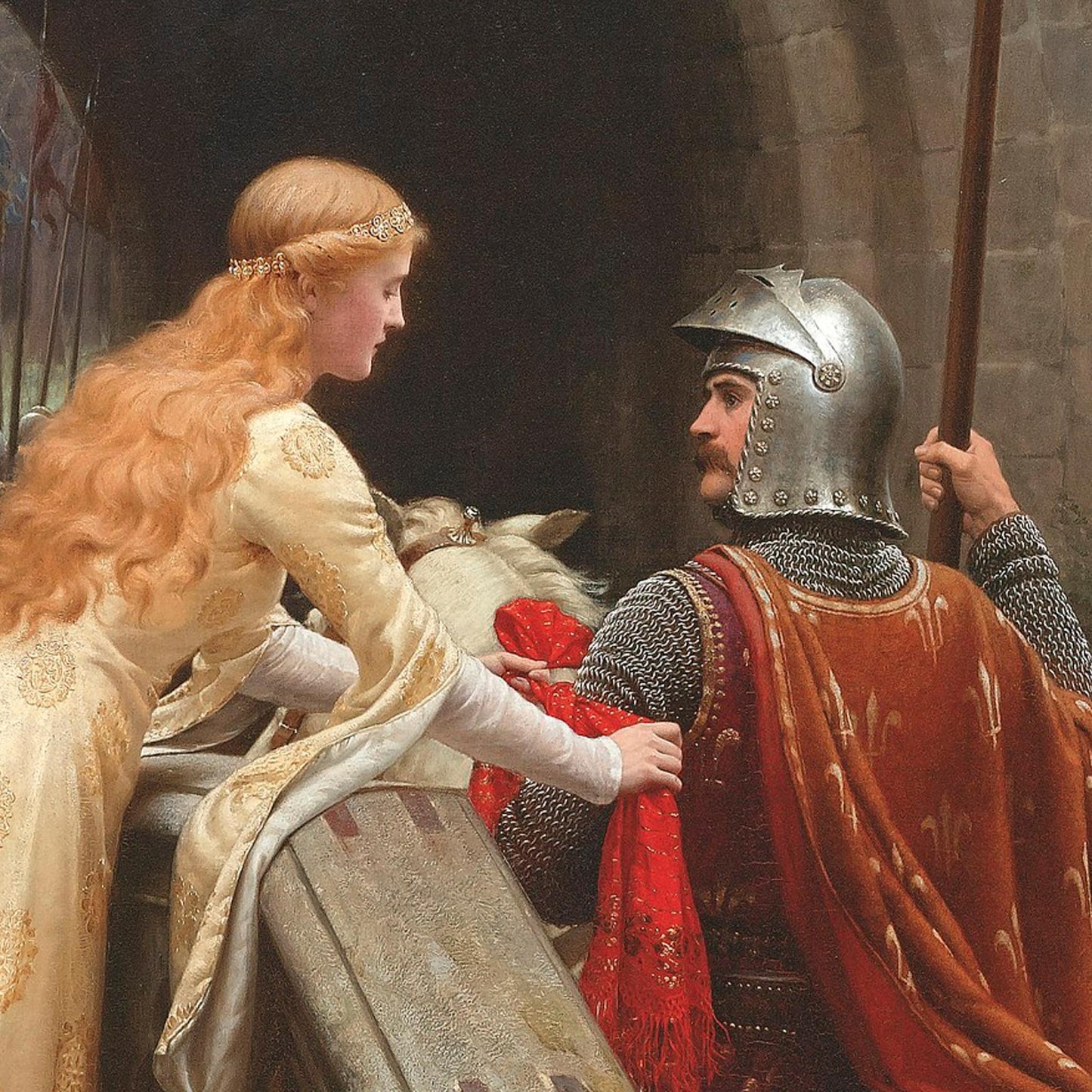 God Speed | Edmund Leighton | 1900