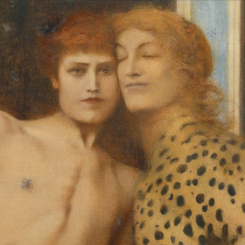 Caresses | Fernand Khnopff | 1896
