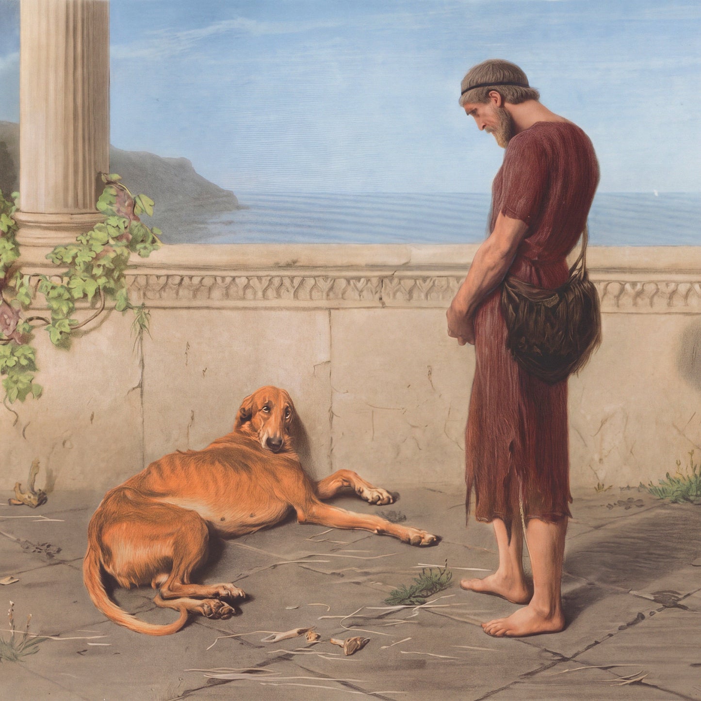 Ulysses and Argus | Briton Rivière | 1885