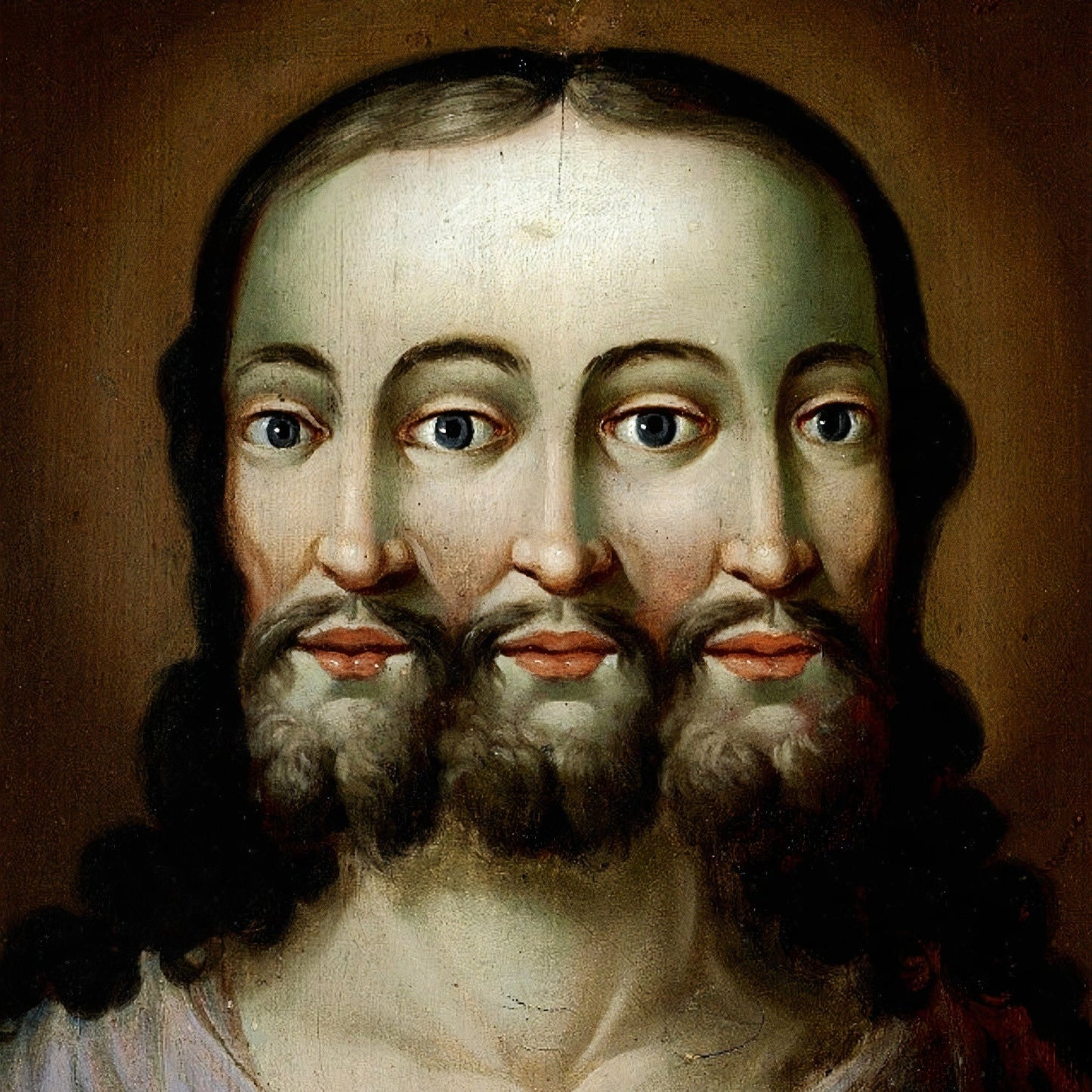 Three-faced Trinity | Anonymous | 17th Century