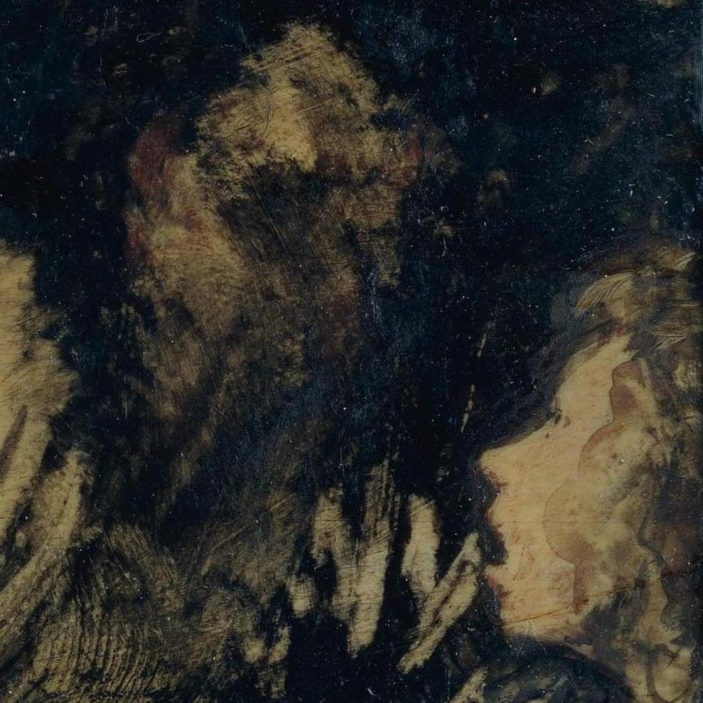 Boy Staring at an Apparition | Francisco Goya | 1824-25