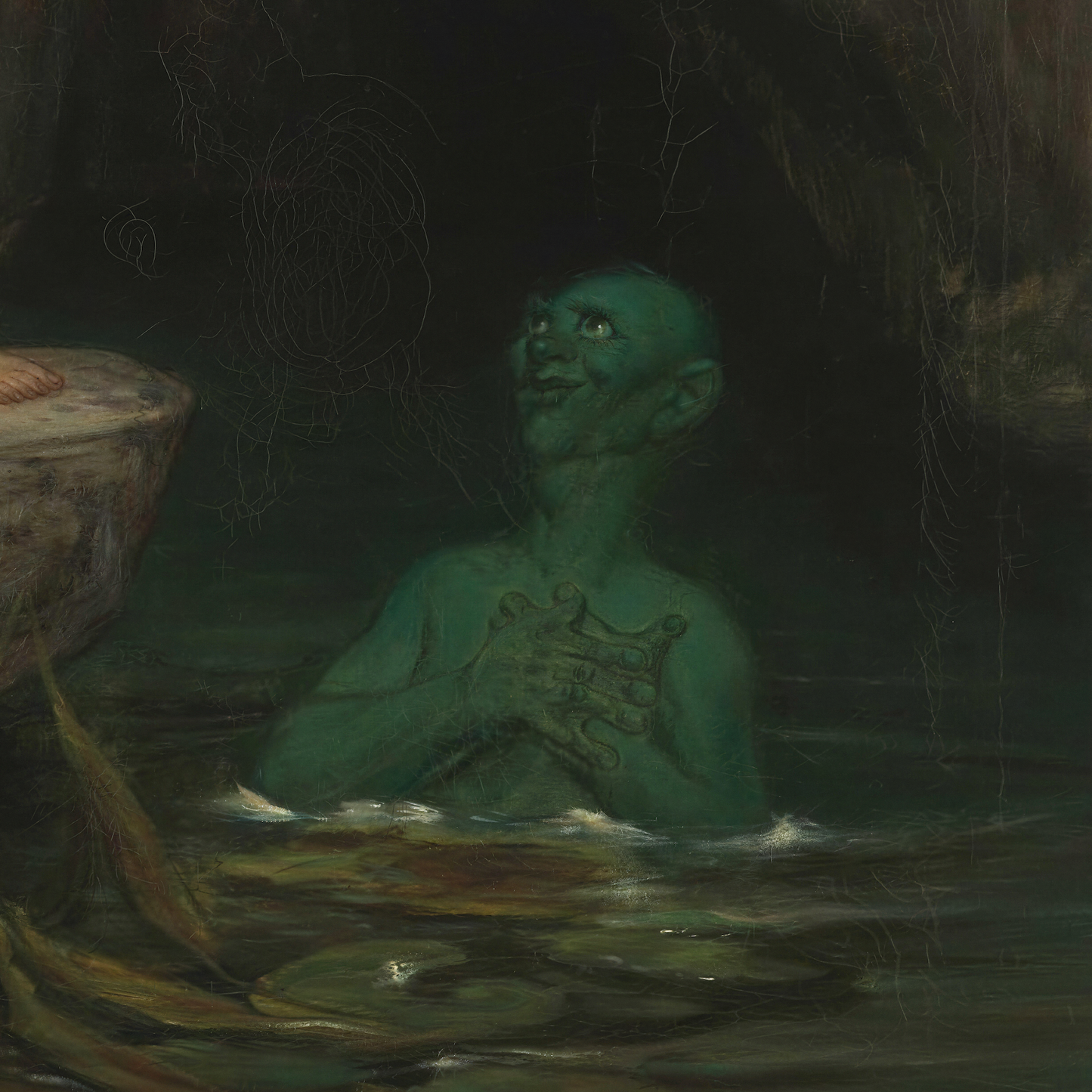 The Nymph and the Waterman | Ferdinand Leeke | 20th Century