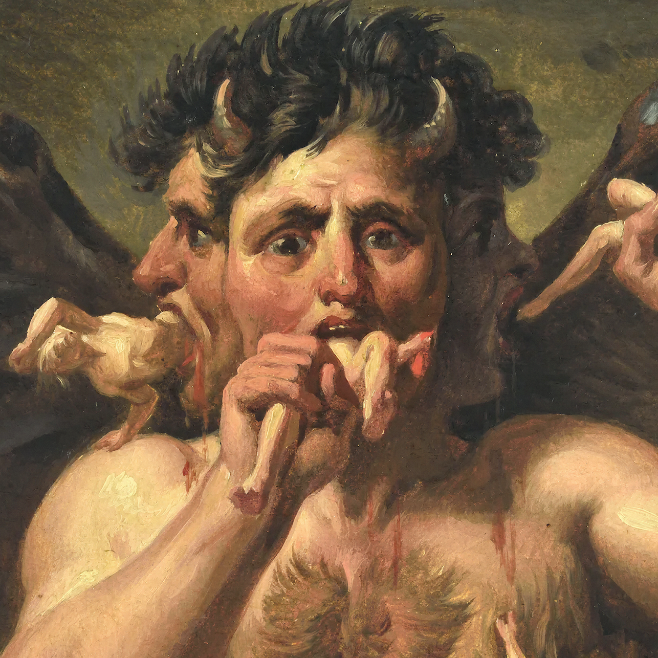 Lucifer in the Giudecca | Filippo Bigioli | 1860