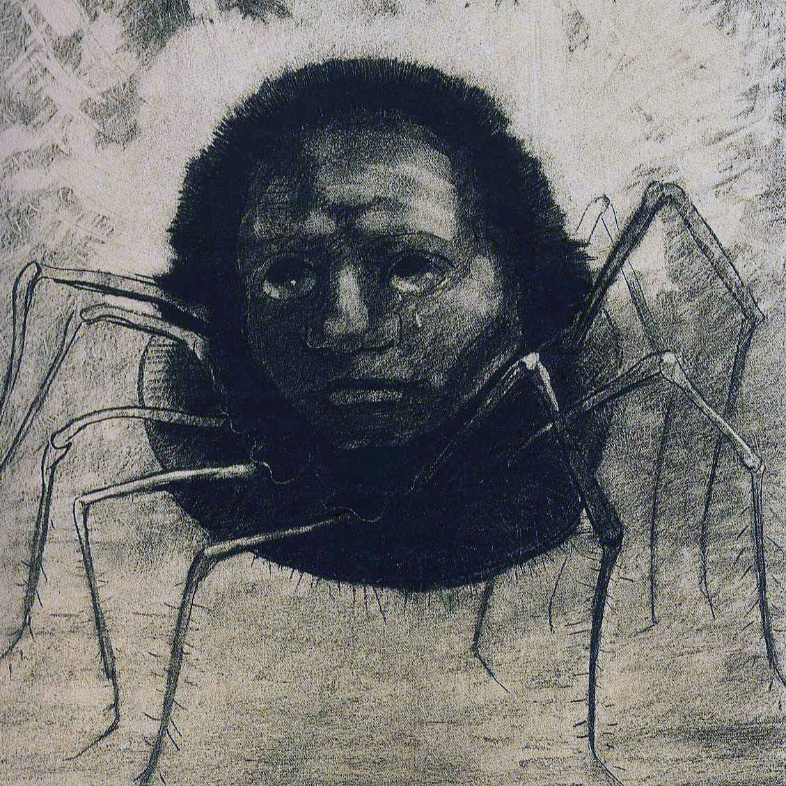 The Crying Spider | Odilon Redon | 1881